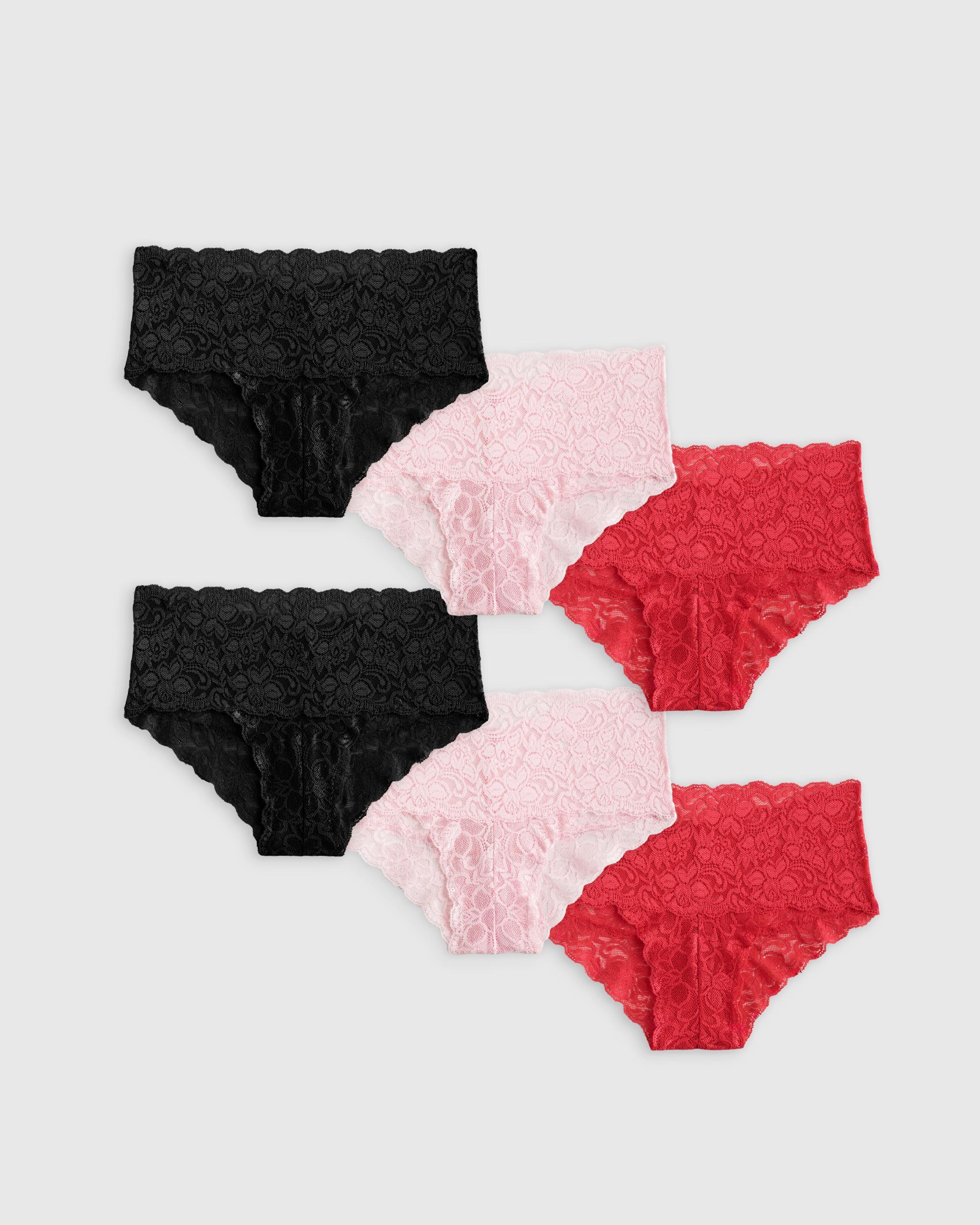 Quince | Women's Stretch Lace Cheeky Brief Size XS, Nylon/Spandex Product Image
