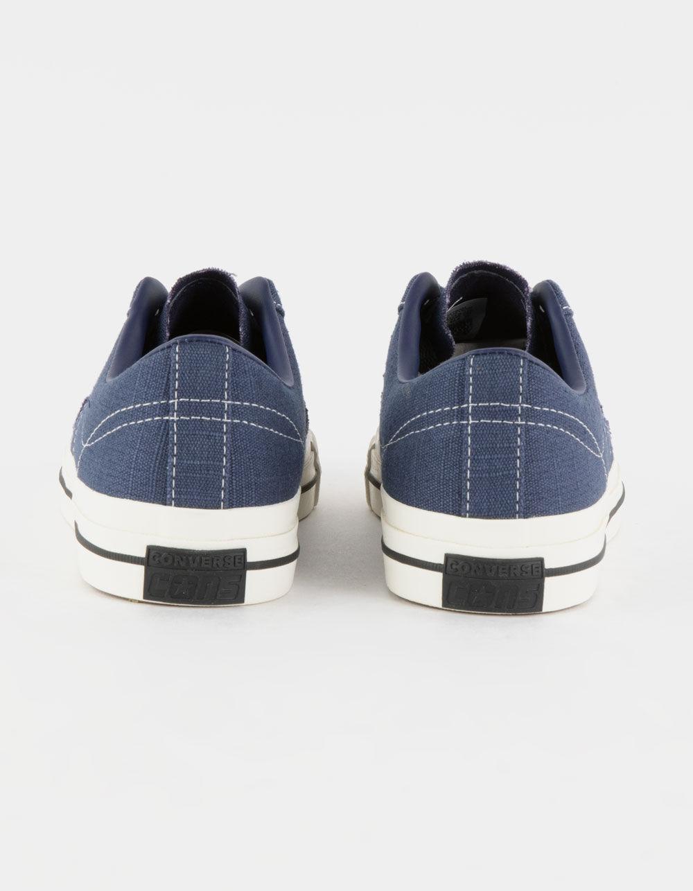 CONVERSE One Star Pro Low Top Shoes - NAVY/WHITE Product Image