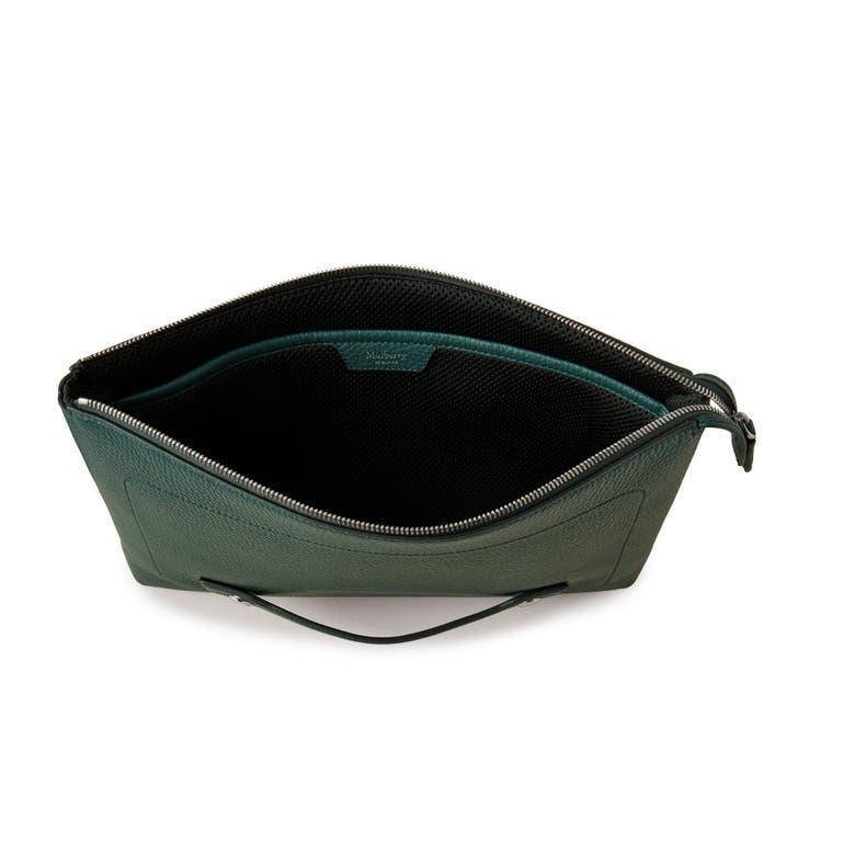 MULBERRY City Laptop Holder Heavy Grain In  Green Product Image