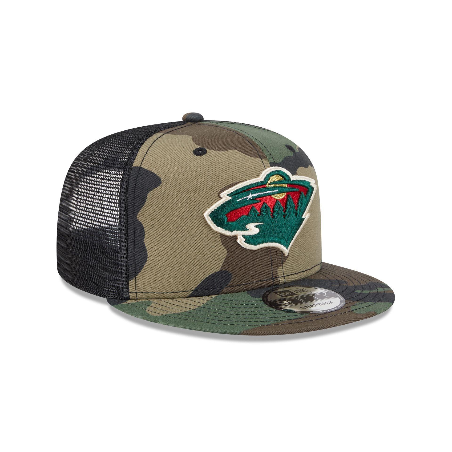 Minnesota Wild Camo 9FIFTY Trucker Hat Male Product Image