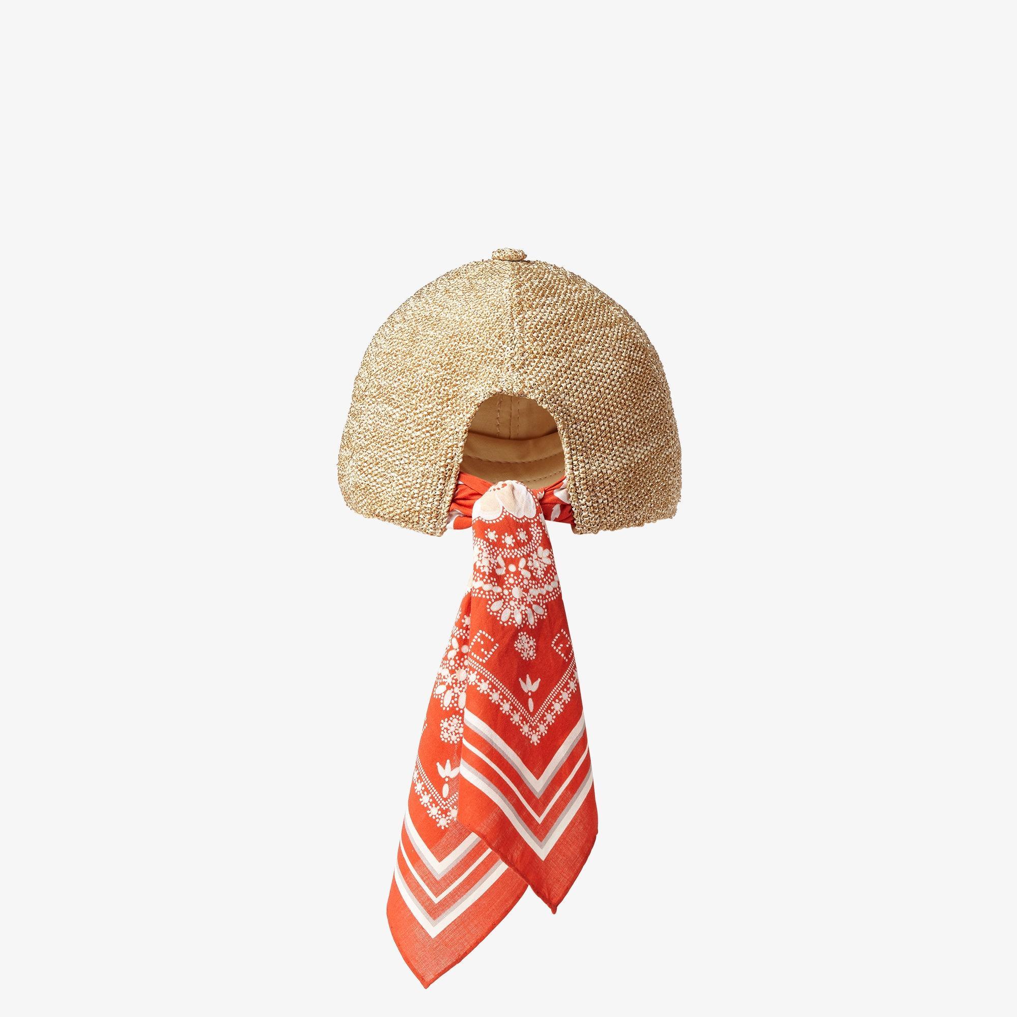HatBaseball cap with cotton Coral Bandana foulard Product Image