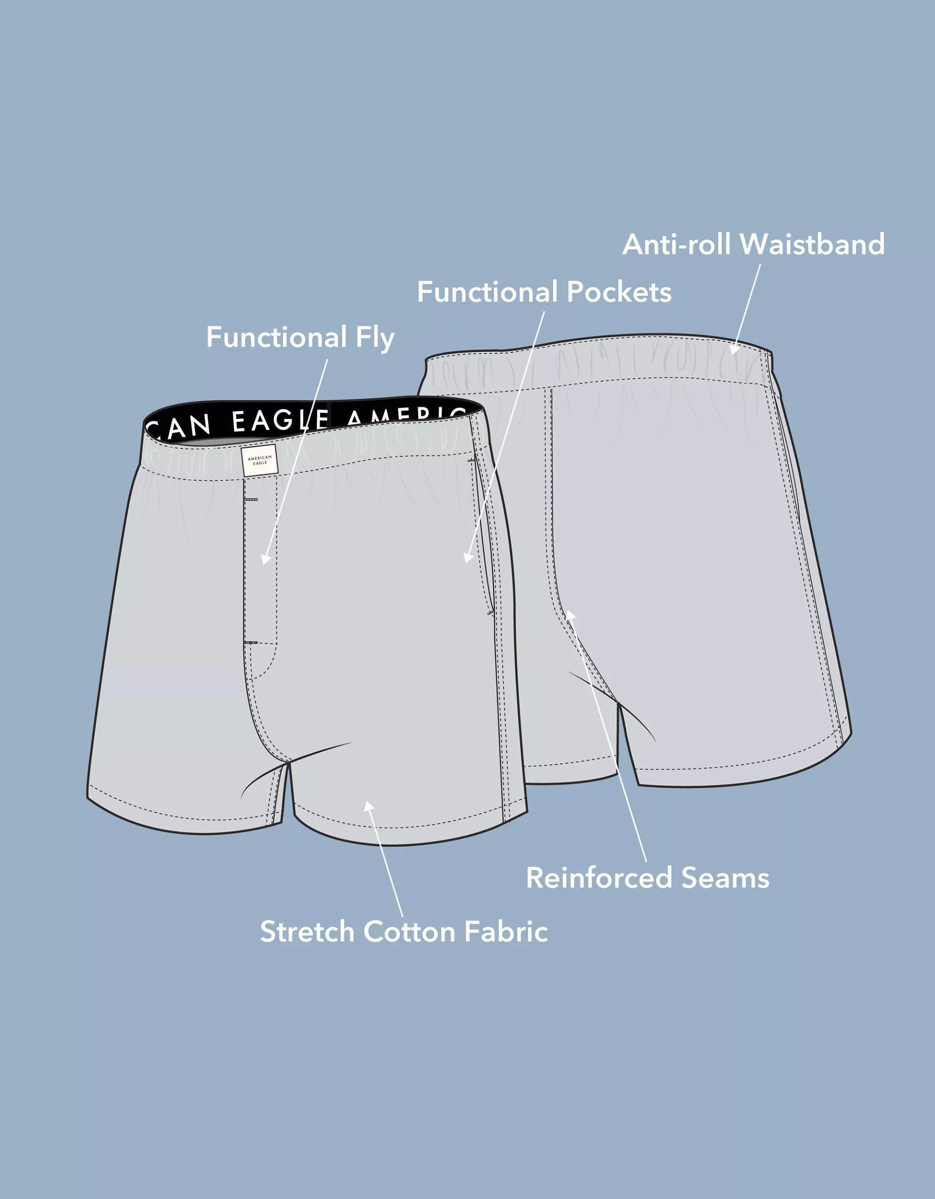 AEO Men's Striped Poplin Pocket Boxer Short Product Image