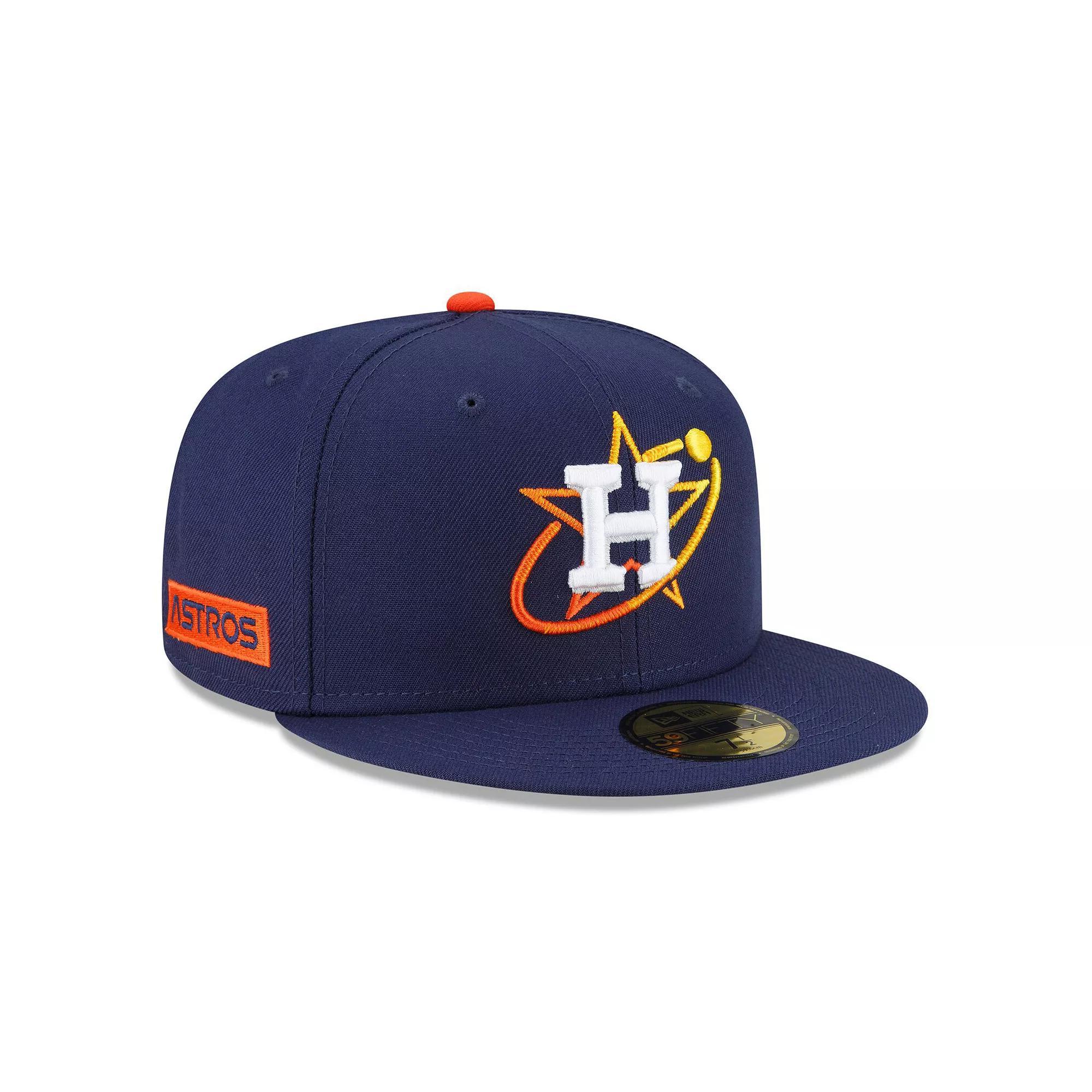 Men's New Era Navy Houston Astros 2022 City Connect 59FIFTY Fitted Hat, Size: 7 1/4, Blue Product Image