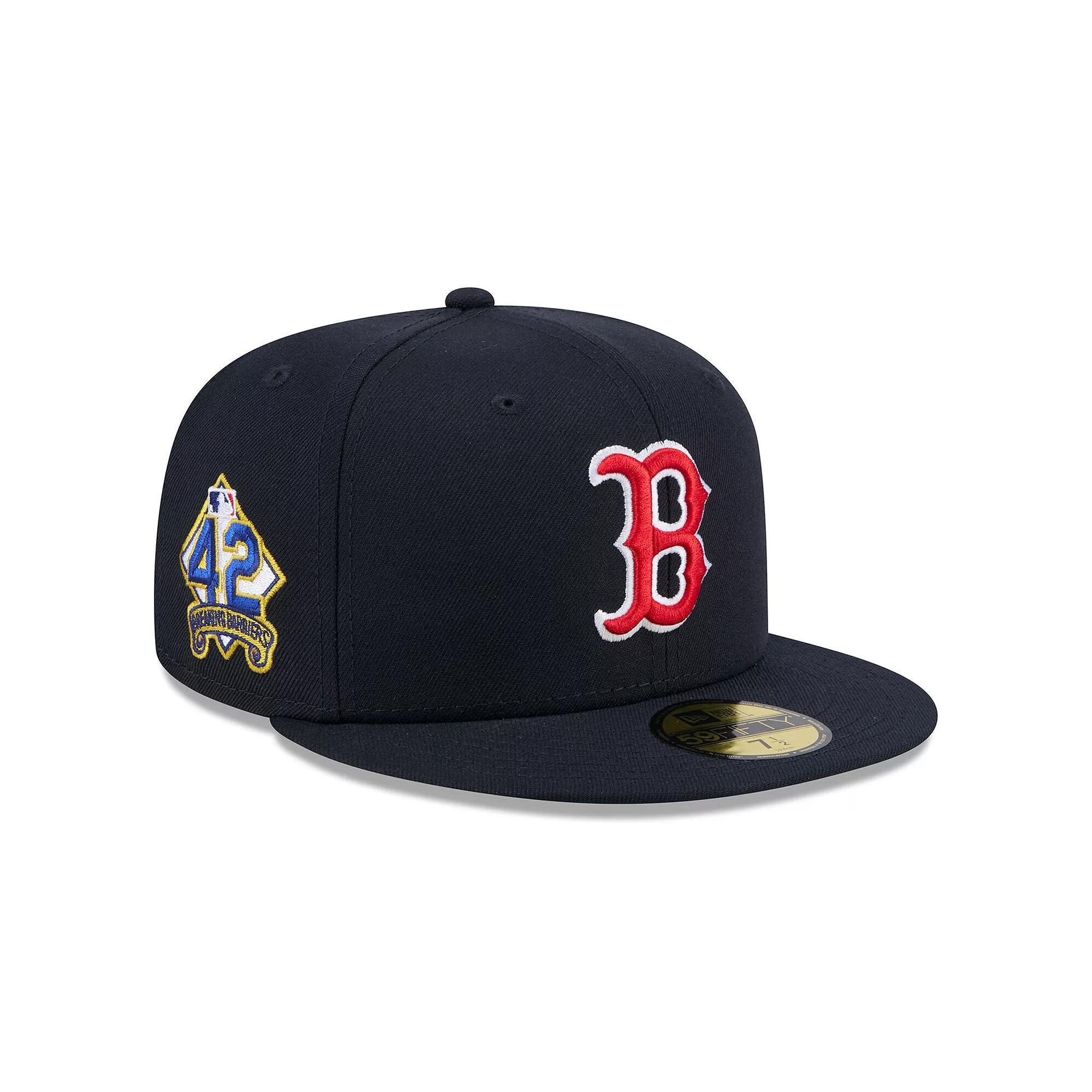 Men's New Era  Navy Boston Red Sox 2025 Jackie Robinson Day 59FIFTY Fitted Hat, Size: 6 7/8, Blue Product Image