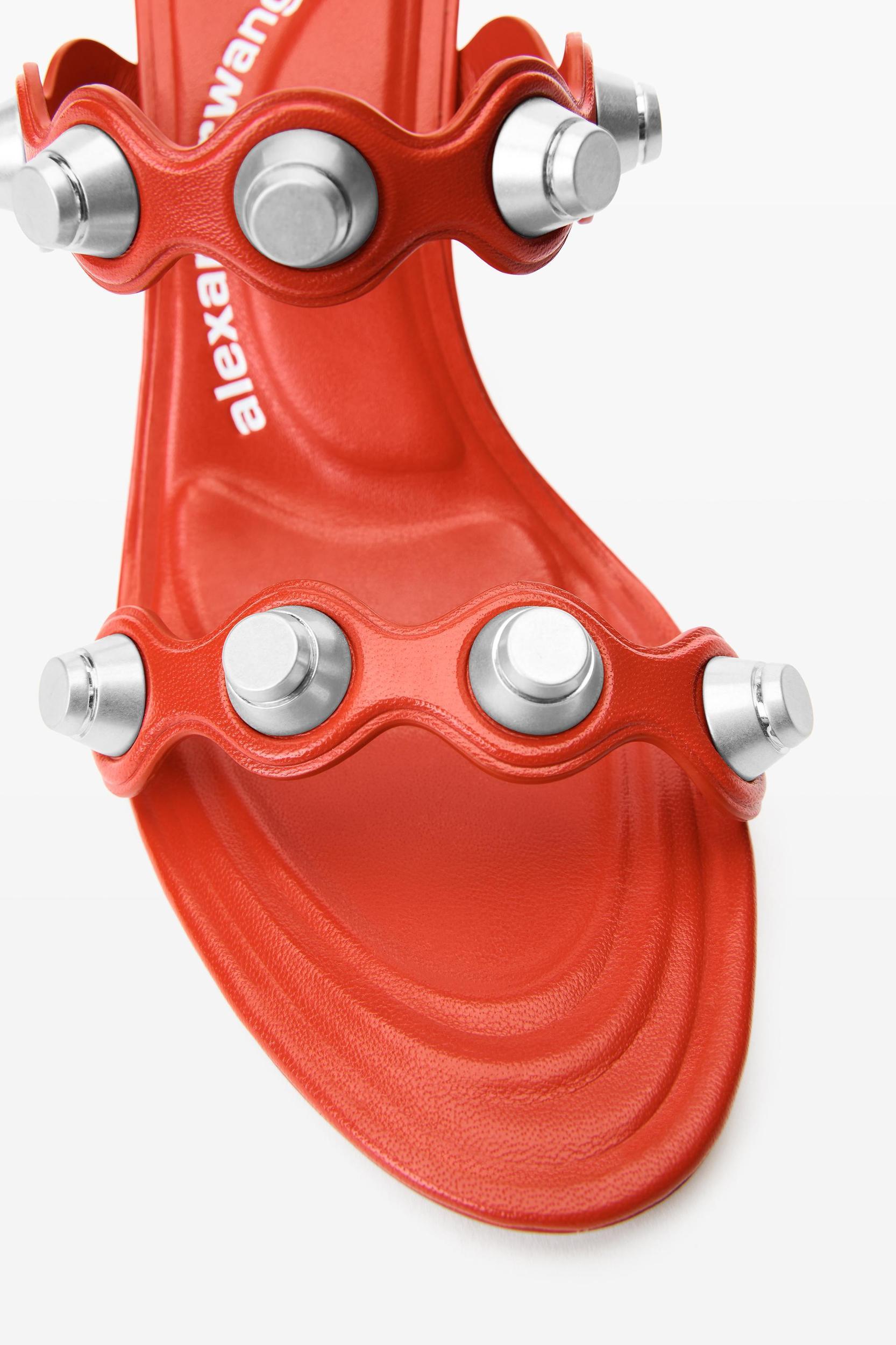 Riot 85mm Lambskin Leather Sandal Product Image