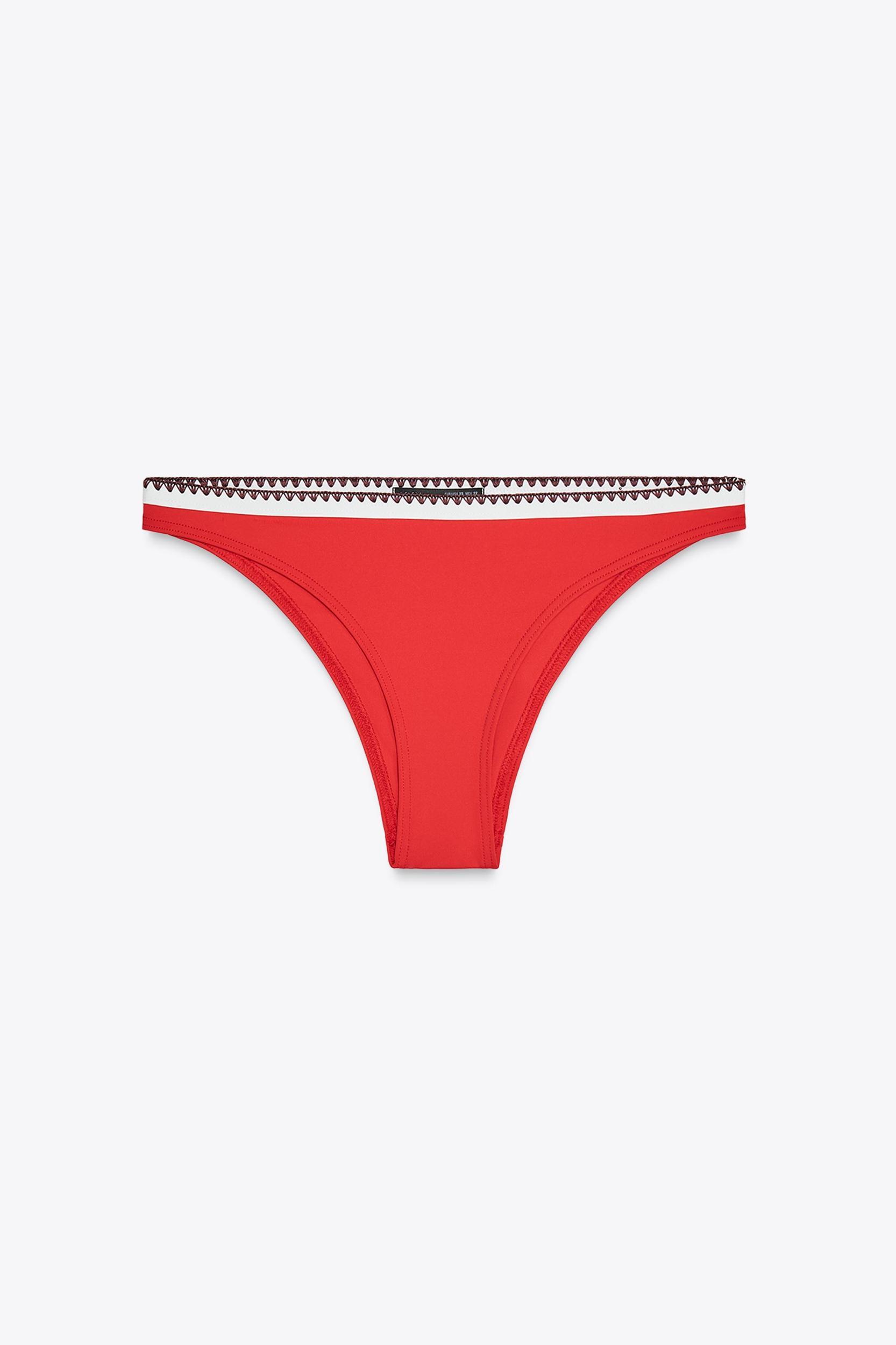 CONTRAST BIKINI BOTTOMS Product Image