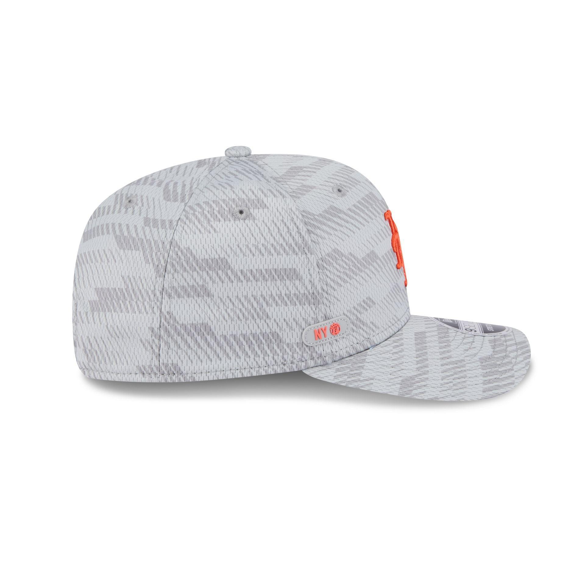 New York Mets 2025 Clubhouse Gray 9SEVENTY Stretch-Snap Hat Male Product Image