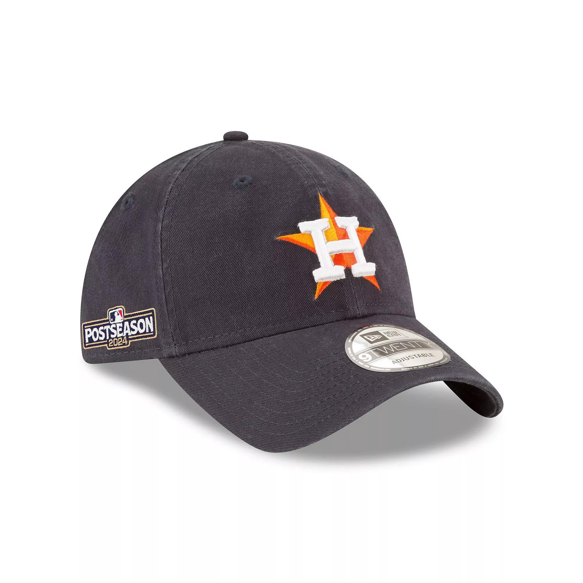 Mens New Era Houston Astros 2024 MLB Postseason Side Patch 9TWENTY Adjustable Hat, Blue Product Image