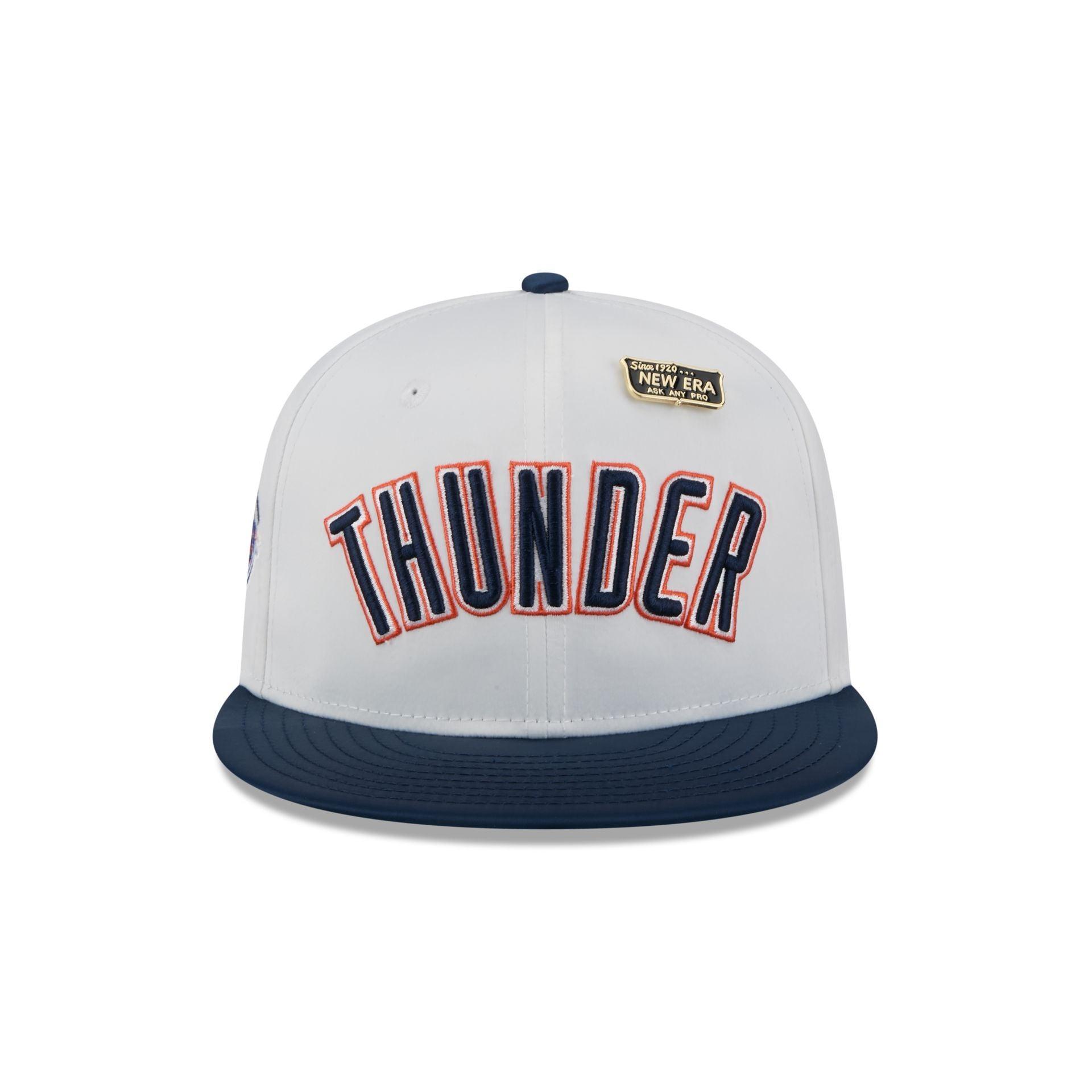 Oklahoma City Thunder Satin Pin 9FIFTY Snapback Hat Male Product Image