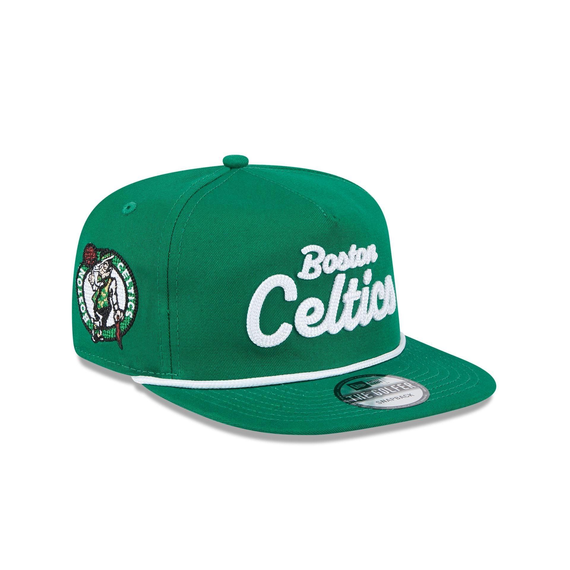 Boston Celtics Team Text Golfer Hat Male Product Image