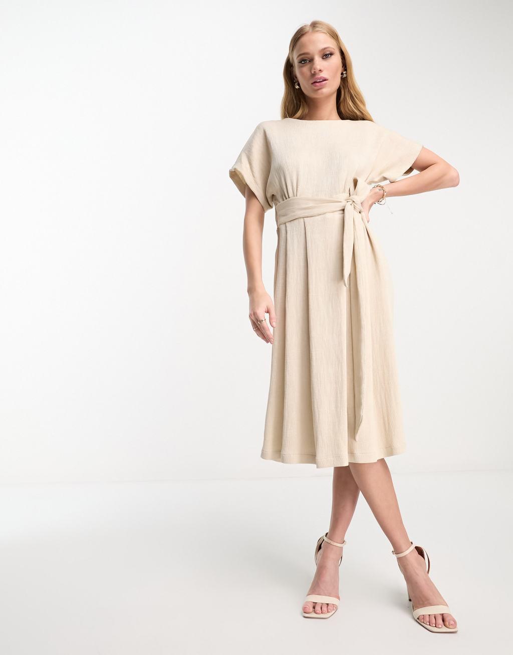Closet London ribbed midi dress Product Image