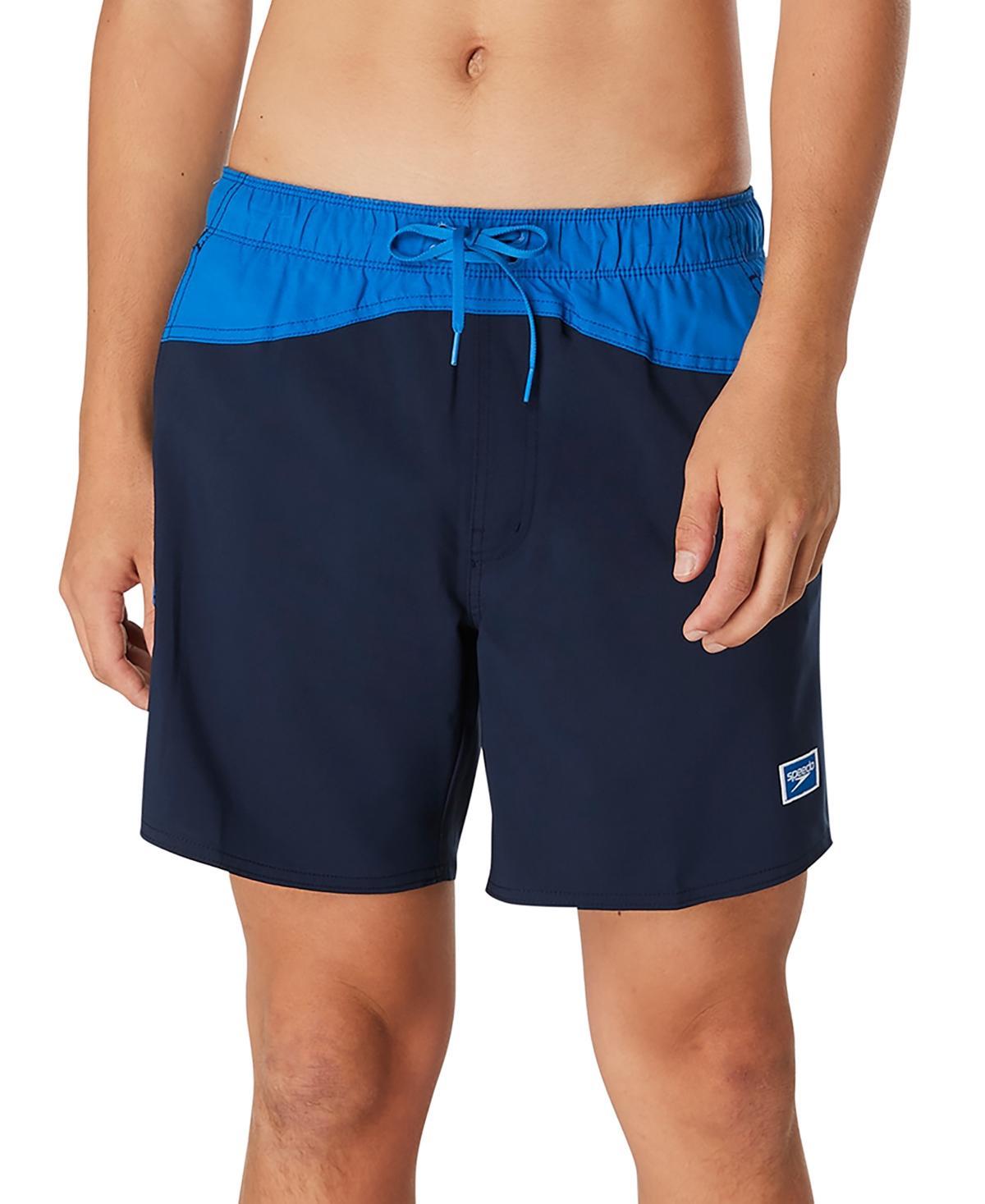 Men's Speedo 6.5" Marina Flex Swim Trunks, Size: Large, Arctic Blue Product Image