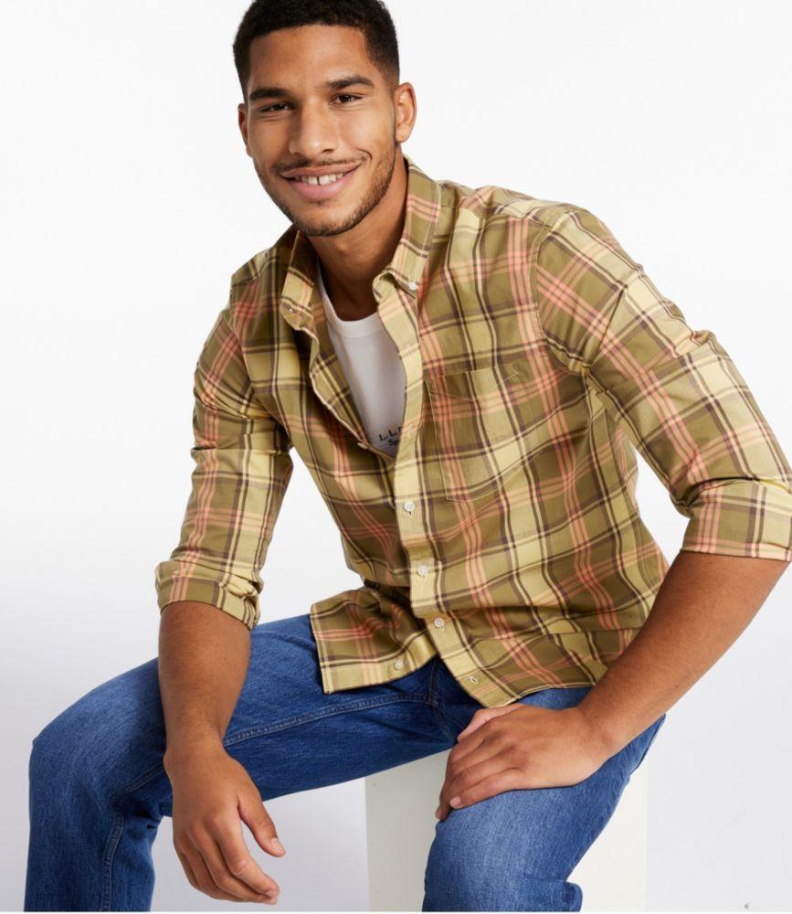 
                            Men's Signature Stretch Poplin Shirt, Long-Sleeve, Slim Fit
                         Product Image
