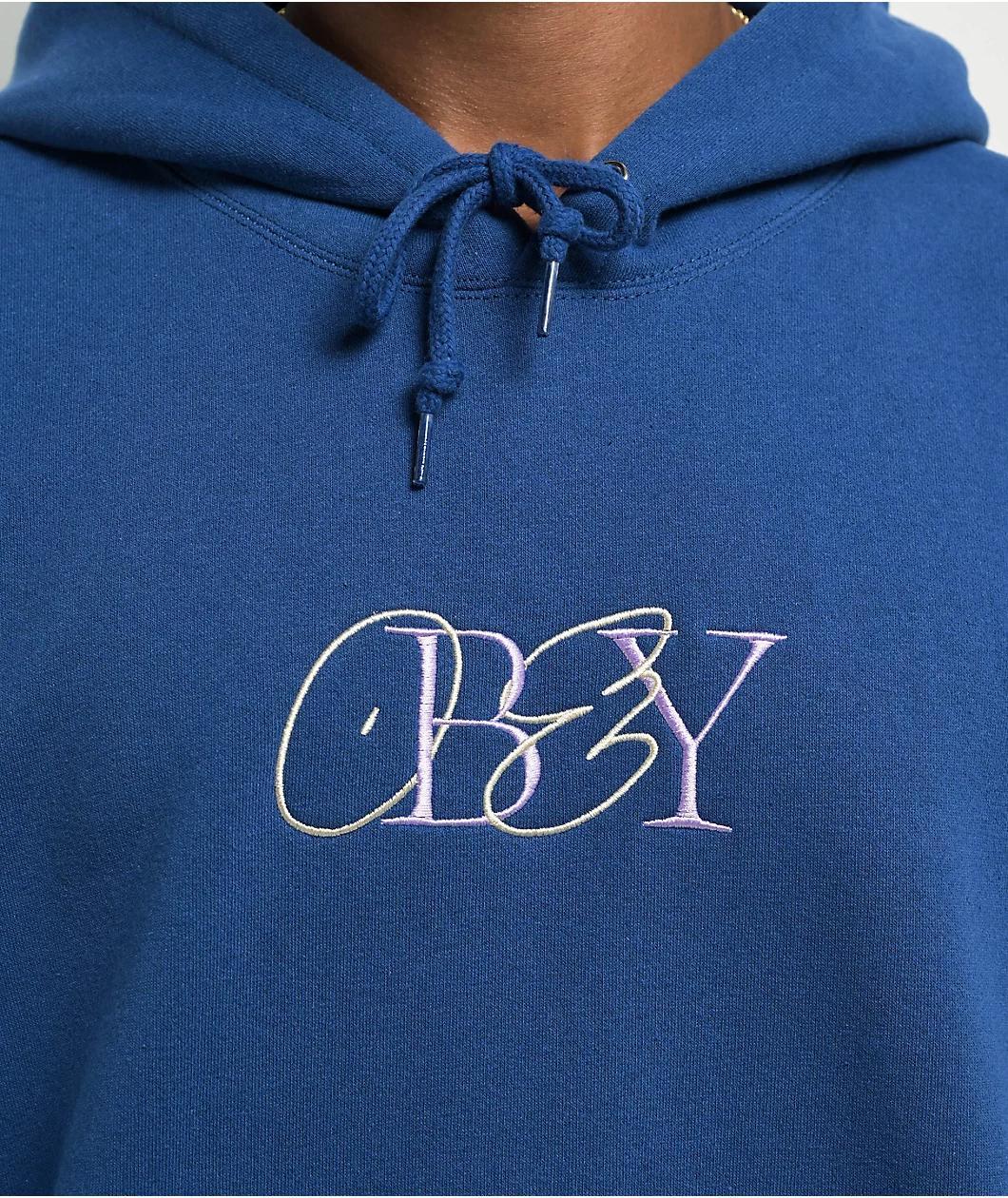 Obey Nova Blue Hoodie Product Image