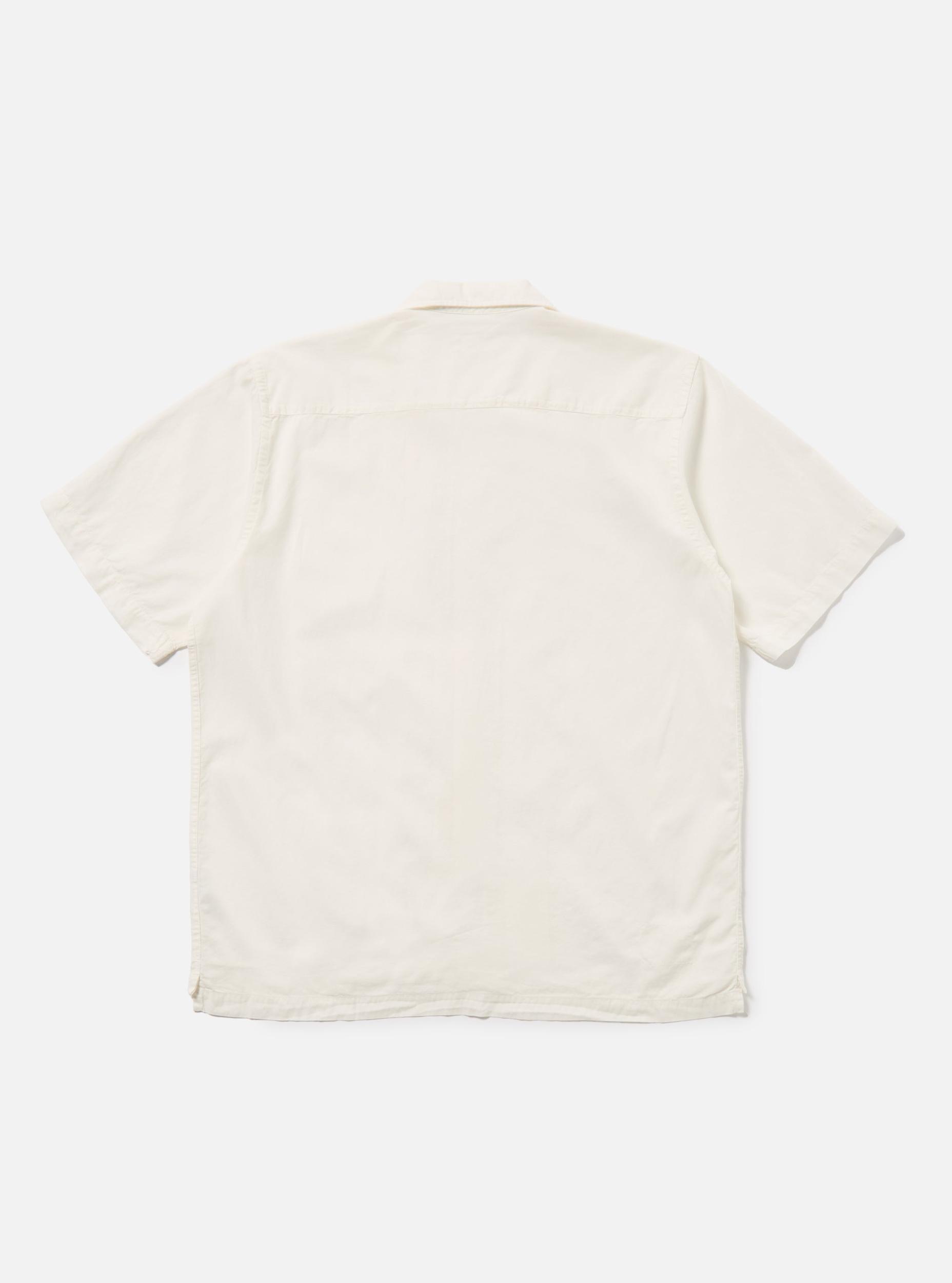 Ecru Gardenia Lycot Camp Shirt Product Image