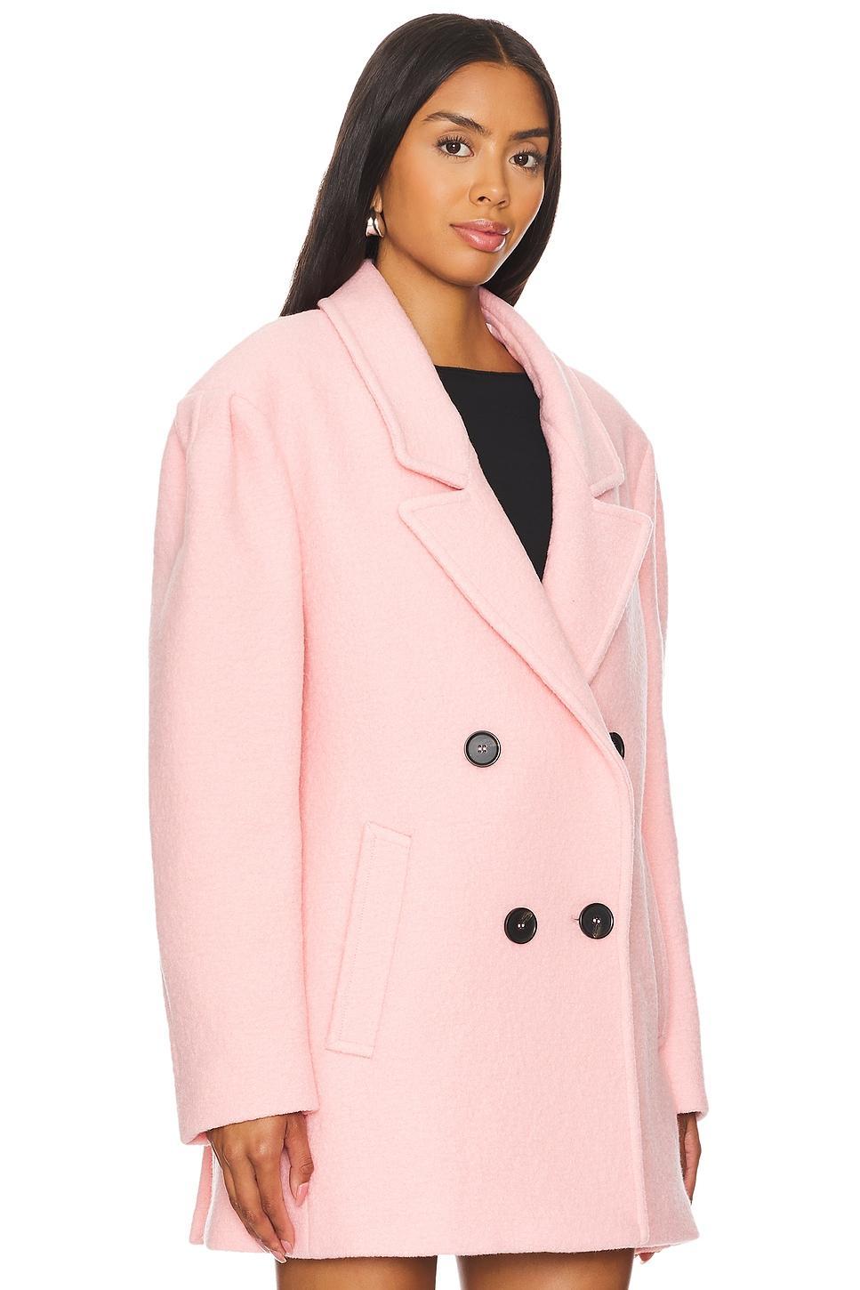 Wool Boucle Coat MSGM Product Image