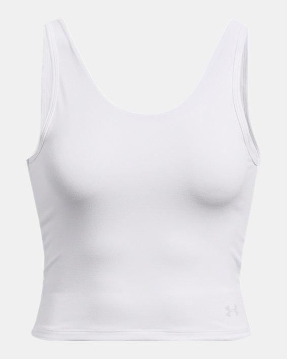 Women's Under Armour Motion Tank Top, Size: XL, White Halo Gray Product Image