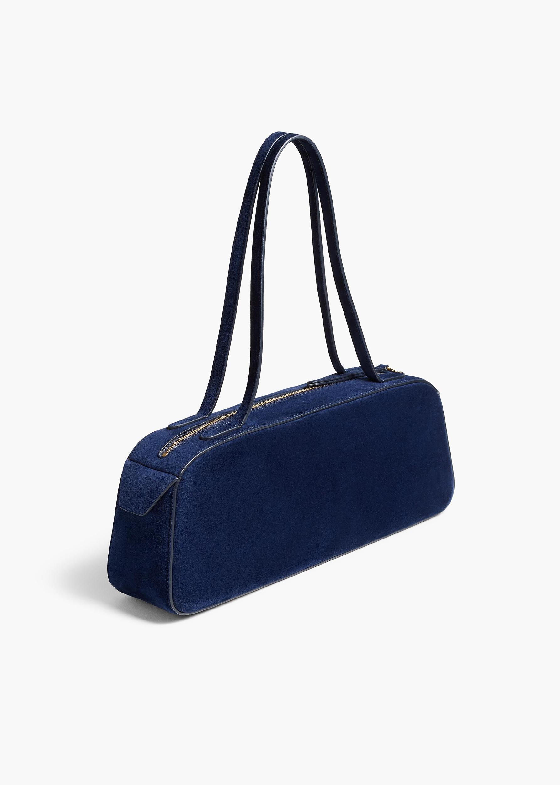 Simona Shoulder Bag in Midnight Suede Product Image