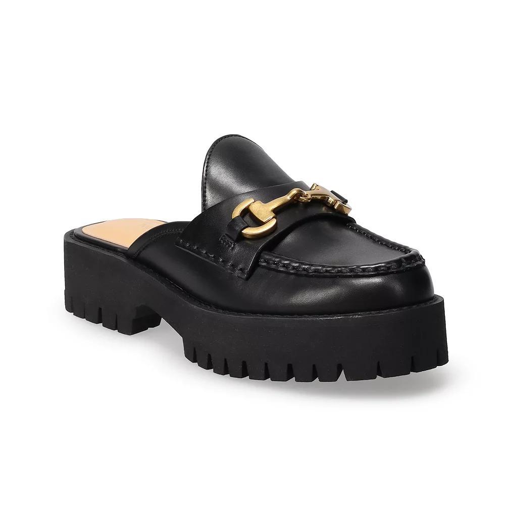Nine West Drift Women's Lug Sole Mules, Size: 11, Black Product Image