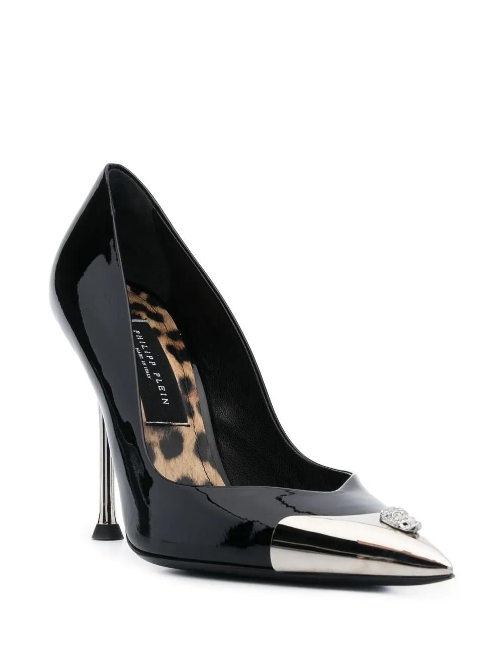 Decollete crystal skull 110mm pumps Product Image