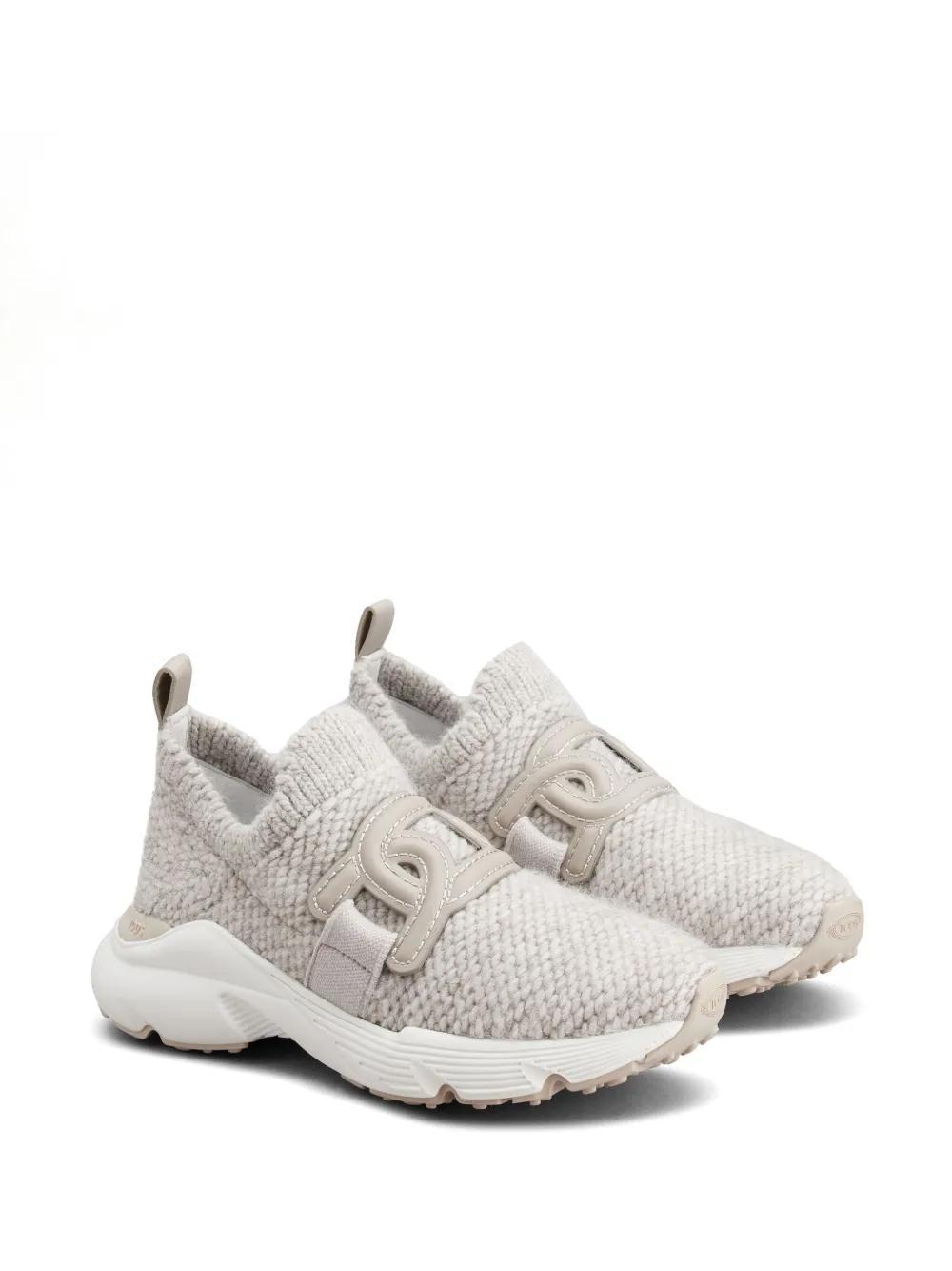 TOD'S Women's Slip-on Sneakers With Cushioning In Grey Product Image