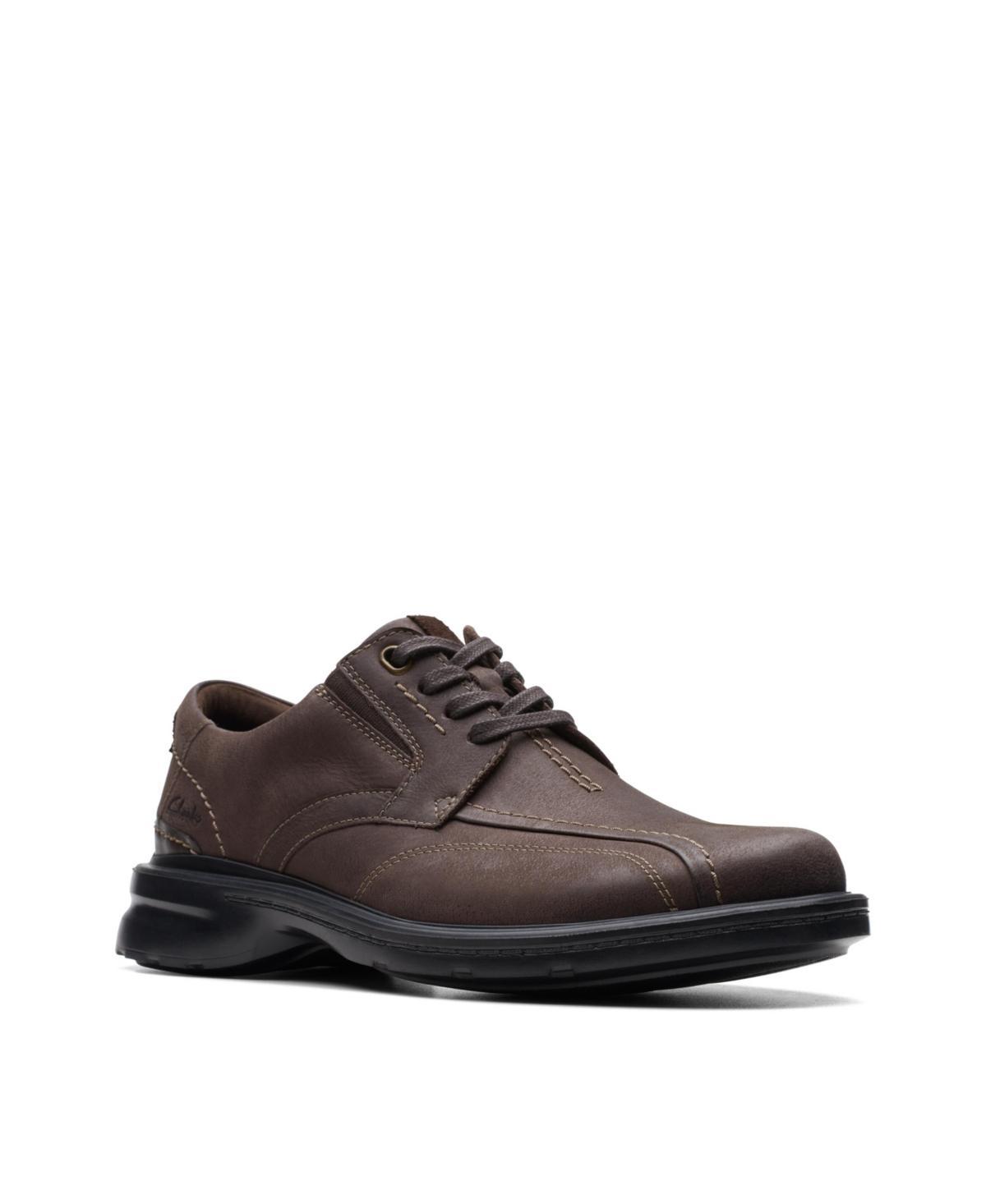 Clarks® Gessler Lace Men's Leather Shoes, Size: 12, Dark Product Image