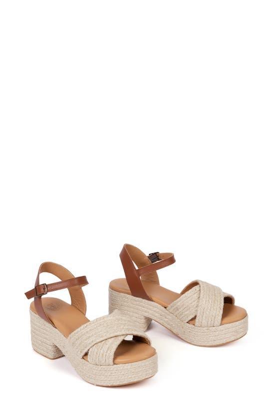 PENELOPE CHILVERS Bella Platform Sandal In Natural Product Image