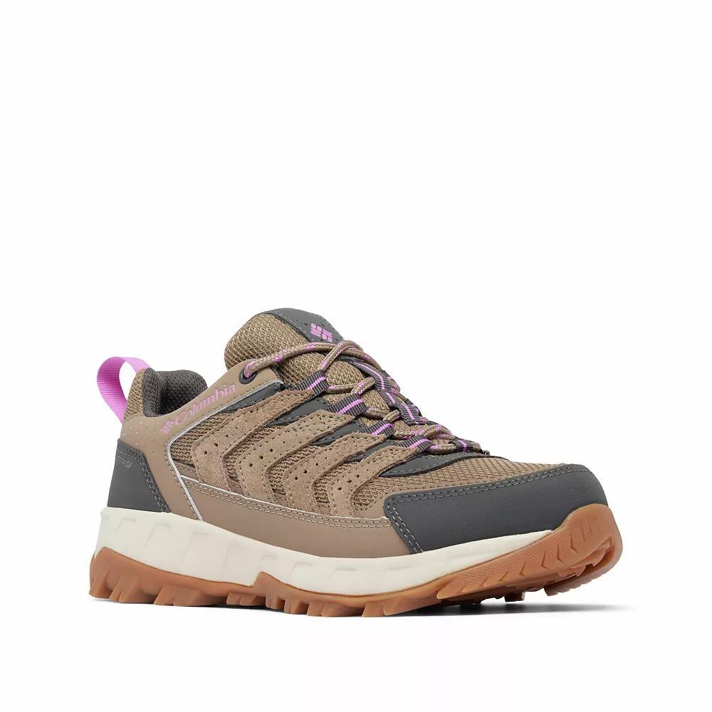 Columbia Strata Women's Waterproof Low Trail Shoes, Size: 10, Wet Brown Berrypatch Product Image