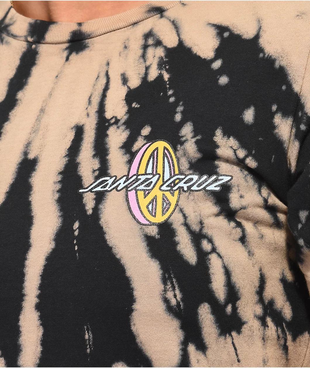 Santa Cruz Barbed Oval Dot Bleach Tie Dye T-Shirt Product Image