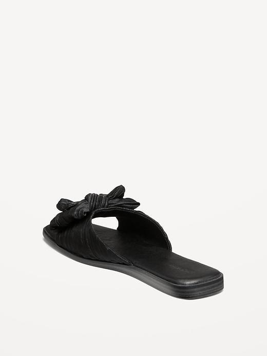 Knot-Front Slide Sandals Product Image