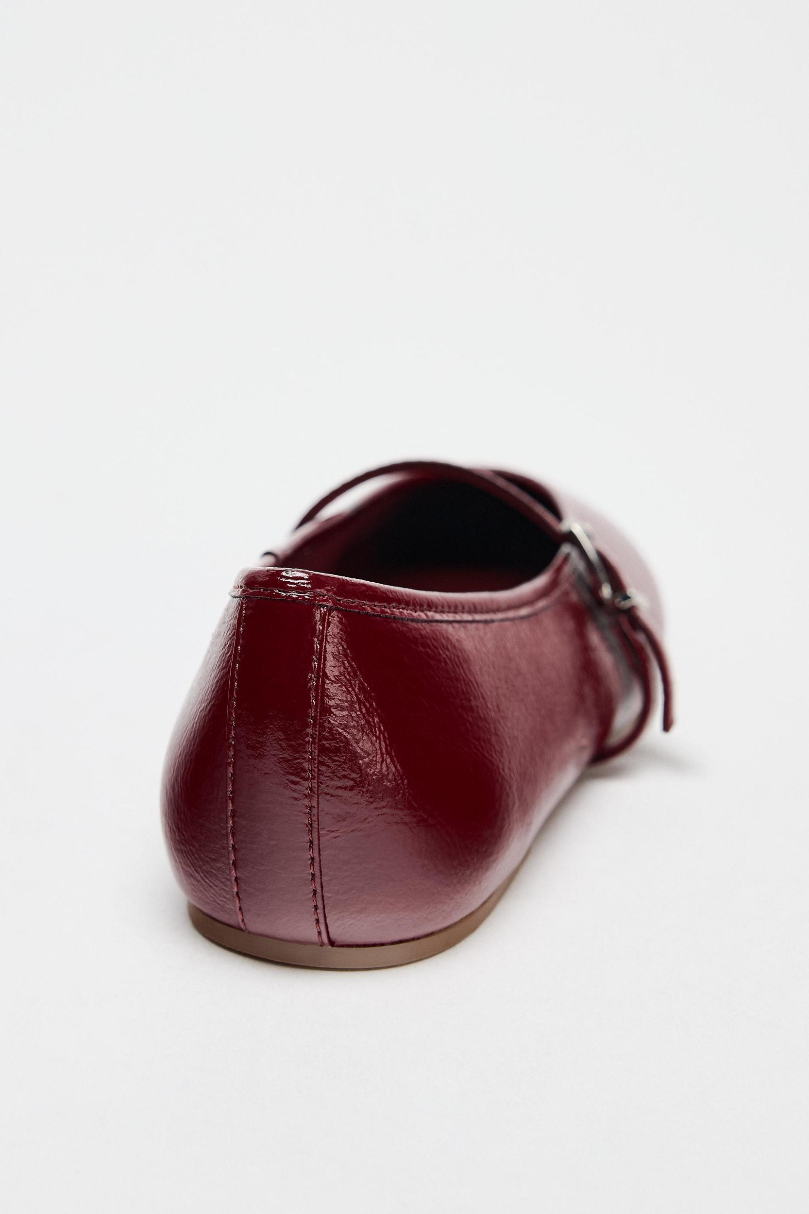 PATENT EFFECT BALLET FLATS Product Image