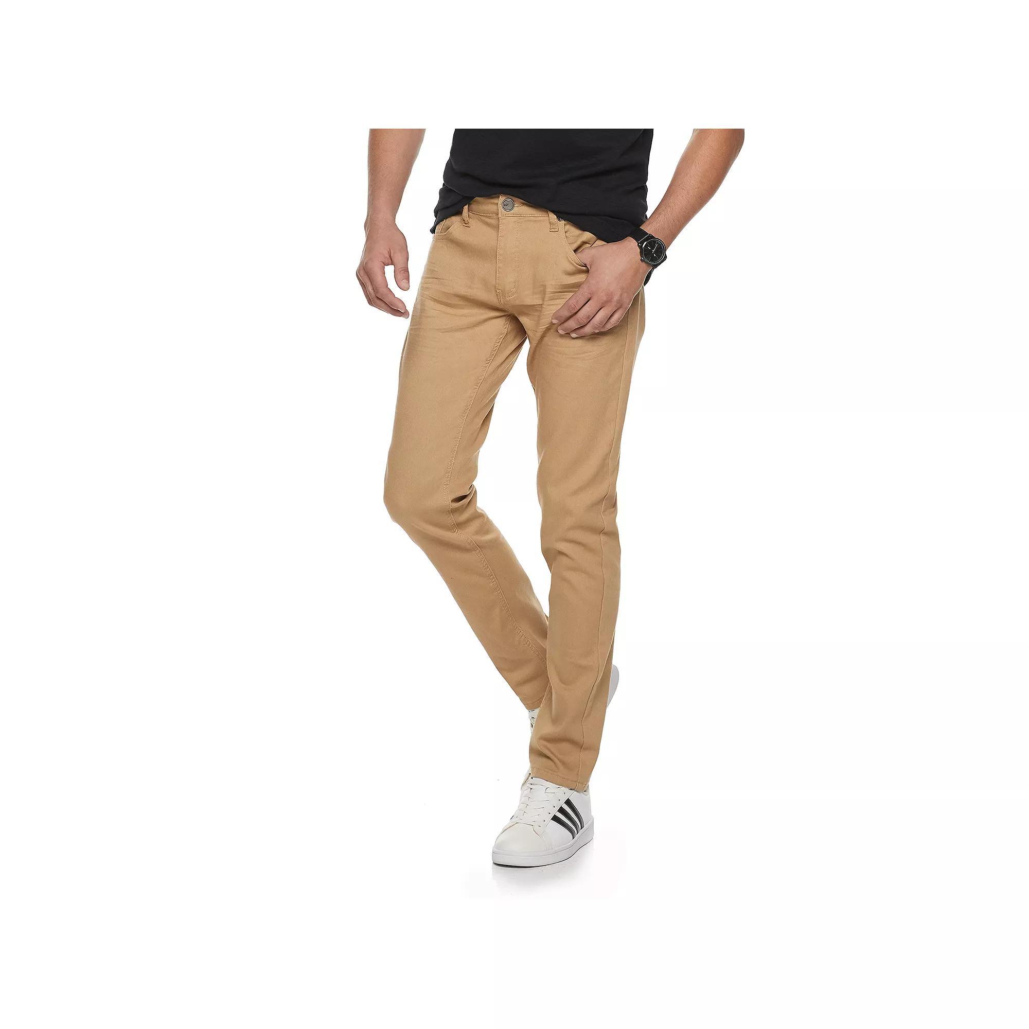 Men's XRAY Slim-Fit Stretch Denim Pants, Size: 38 X 32, Brick Product Image