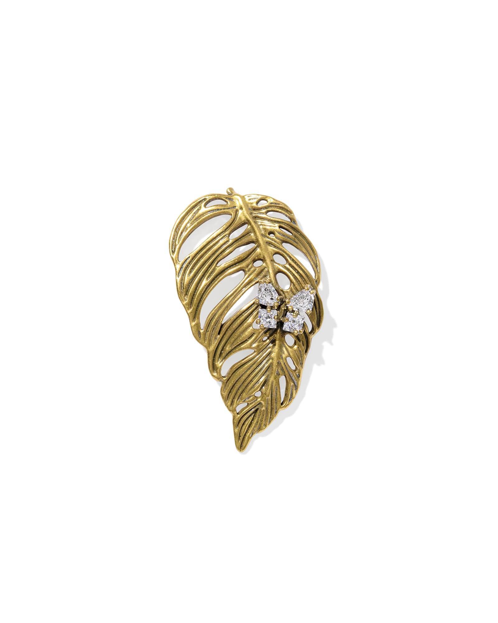 Kayla Vintage Gold Statement Hat Pin Product Image