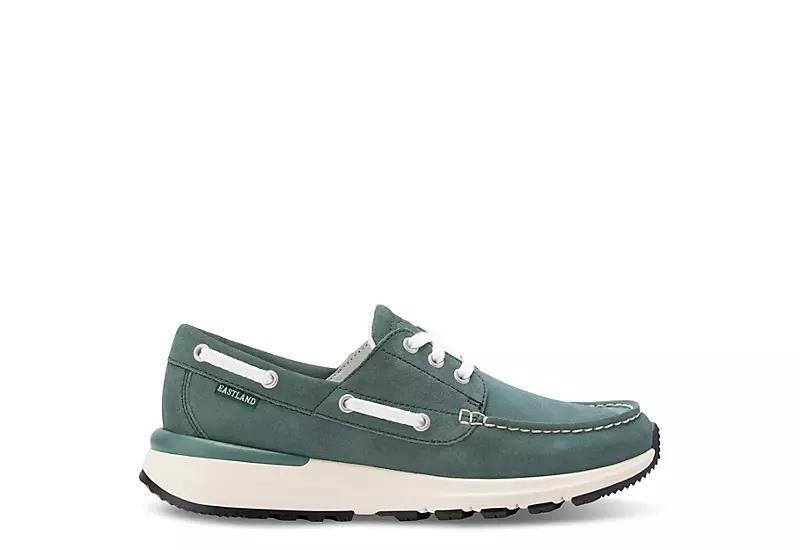 Eastland Leap Trainer Men's Leather Boat Shoes, Size: 8.5, Green Product Image