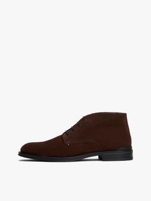 Lace-Up Suede Ankle Boot Product Image
