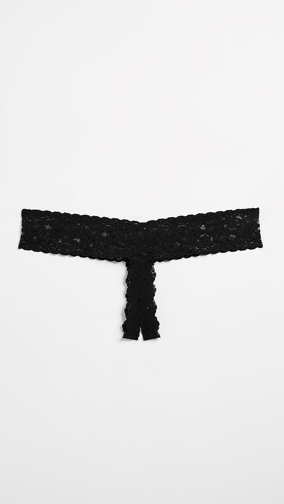 Hanky Panky After Midnight Open Gusset Low Rise Thong | Shopbop Product Image