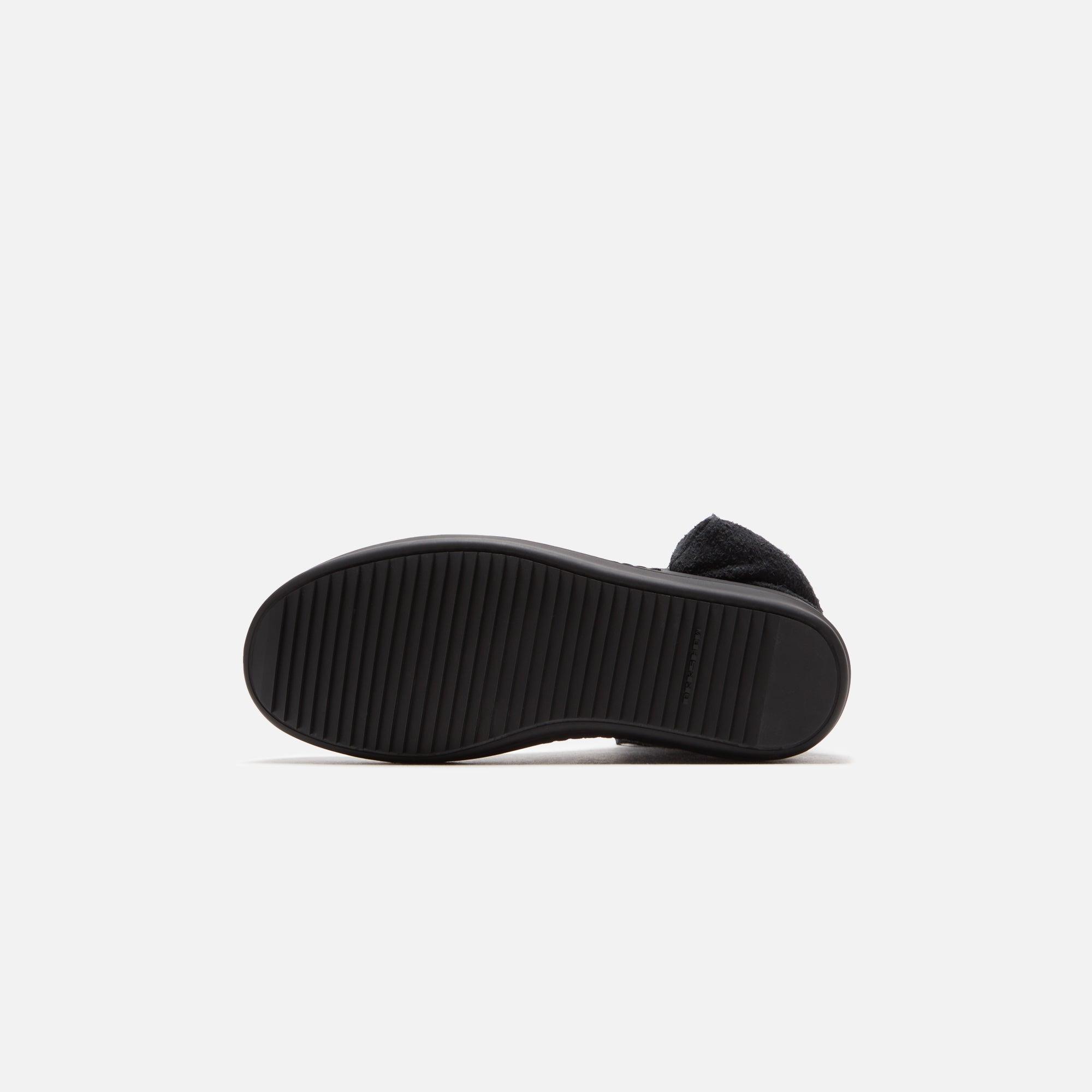 Rick Owens Cargo Sneakers - Black / Scarpe Shaggy Cotton Male Product Image