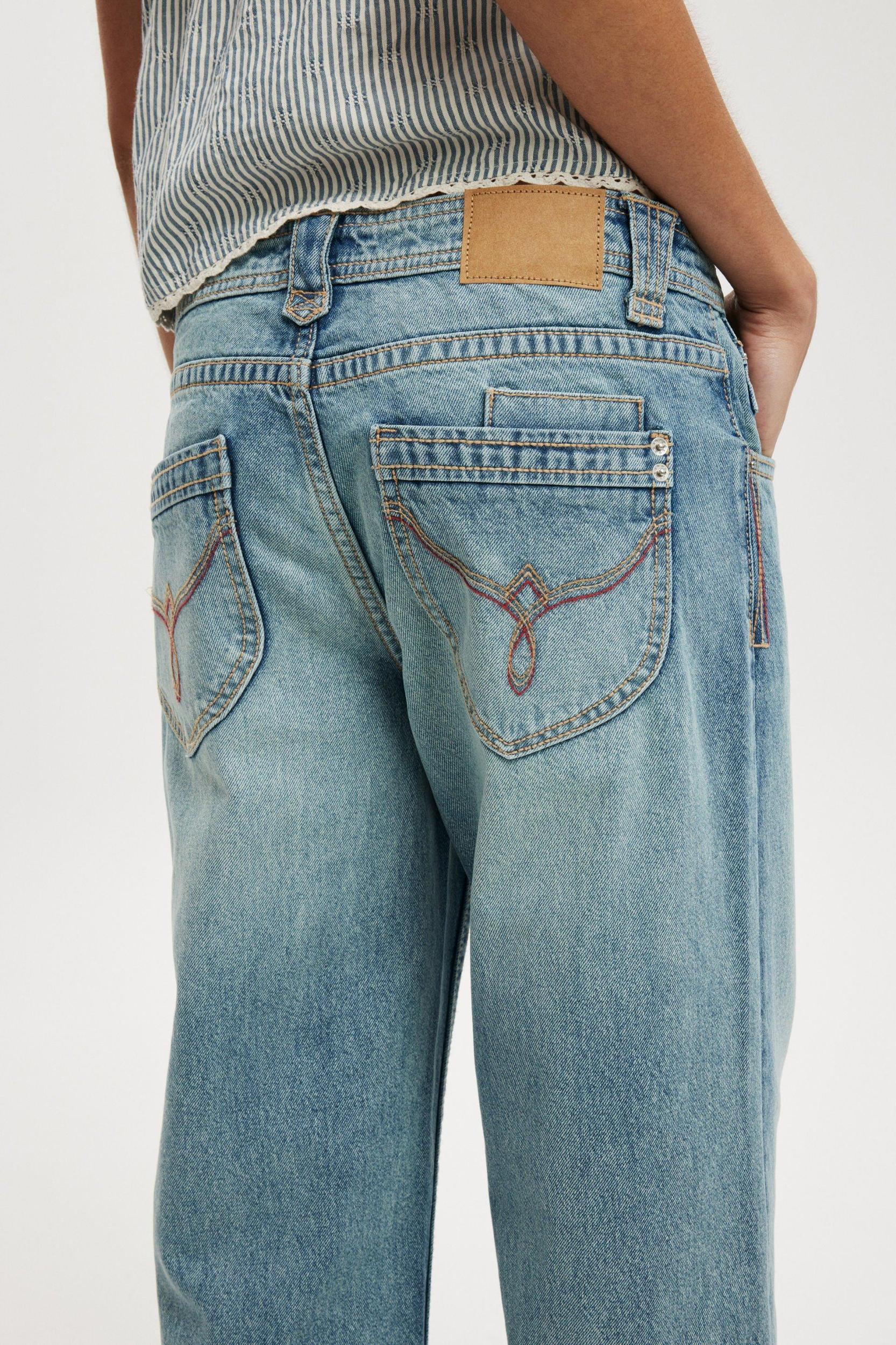 Low Rise Straight Jean Product Image