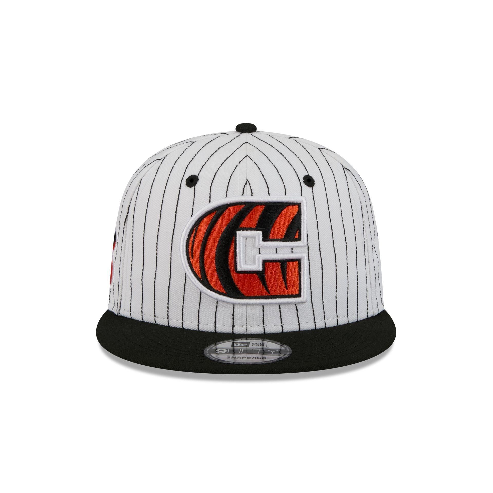 Cincinnati Bengals Deceptor Pinstripe 9FIFTY Snapback Hat Male Product Image