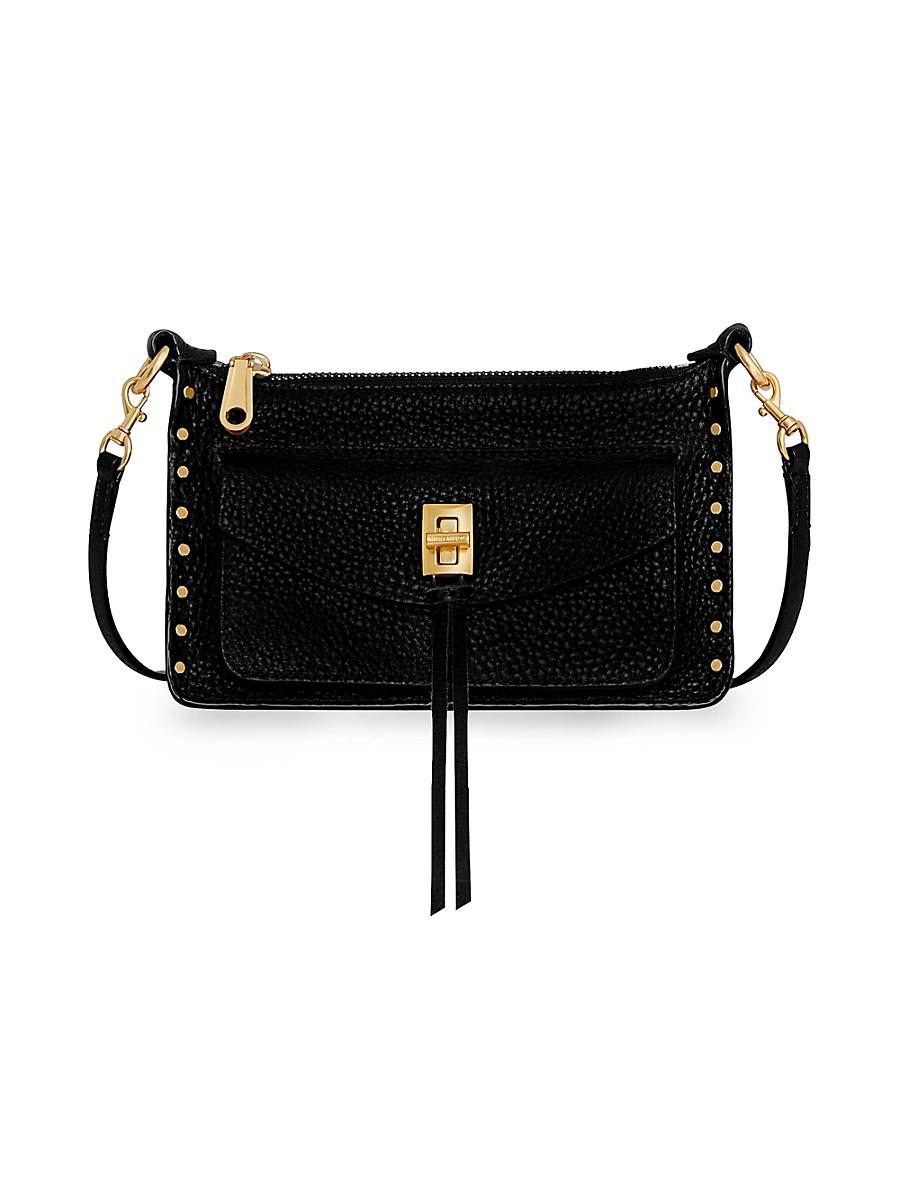 Womens Darren Mini Leather Crossbody Bag Product Image