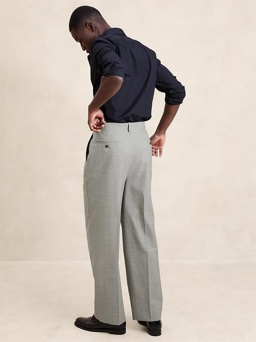 Signature Italian Rustico Wide-Leg Suit Pant Product Image