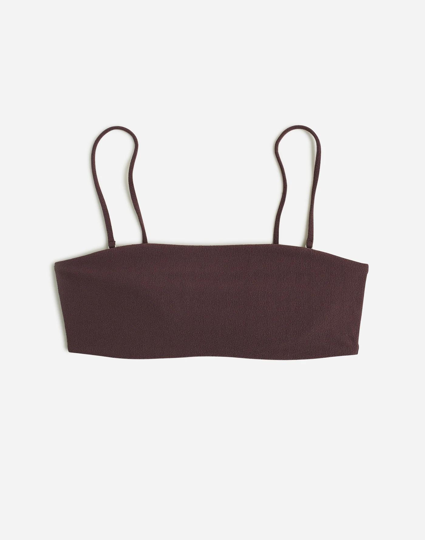 Spaghetti-Strap Bandeau Bikini Top Product Image