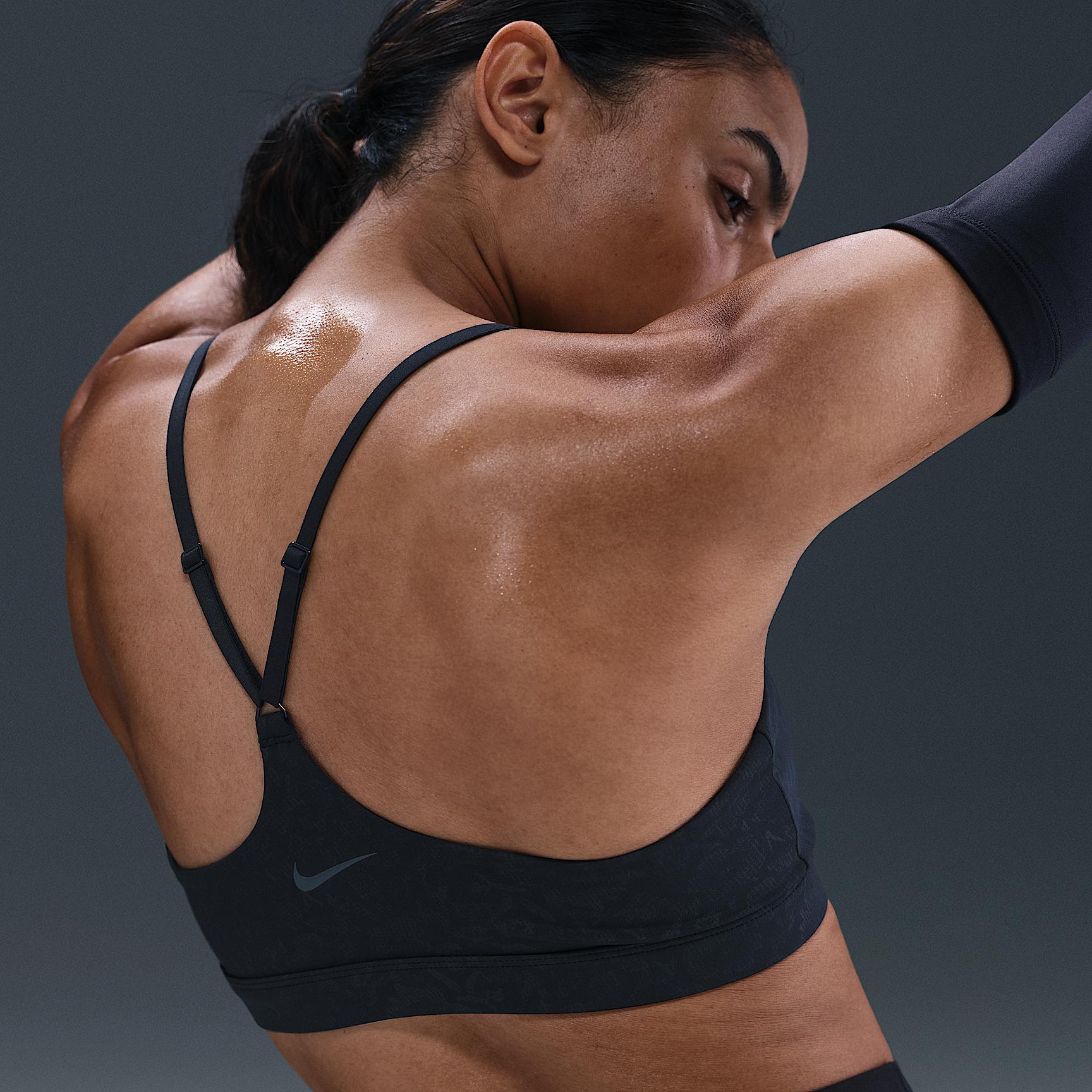 Nike Women's Indy Light Support Padded Floral Sports Bra Product Image