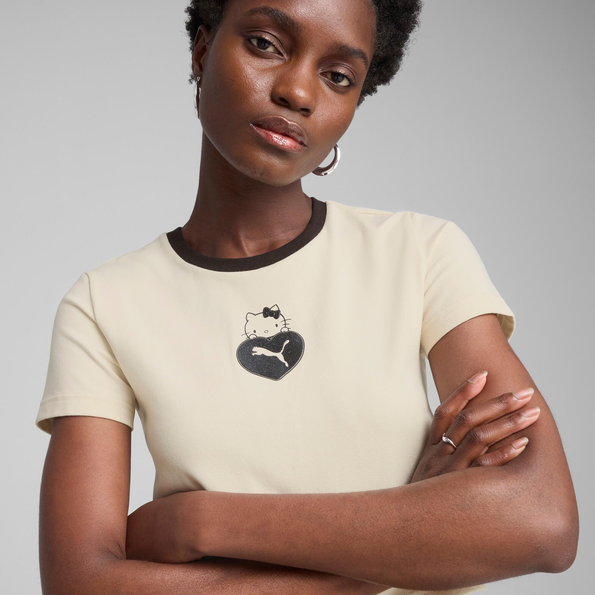 PUMA x HELLO KITTY® AND FRIENDS Women's Graphic Baby Tee Product Image
