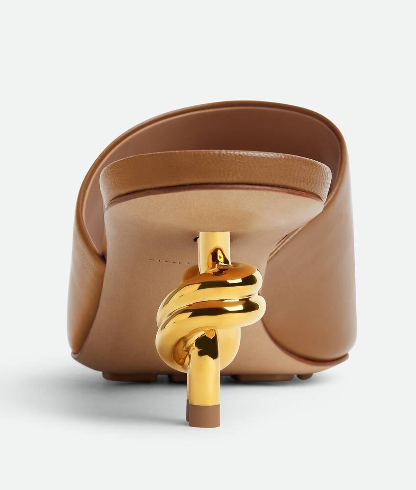 Women's Knot Mule in Wood Product Image