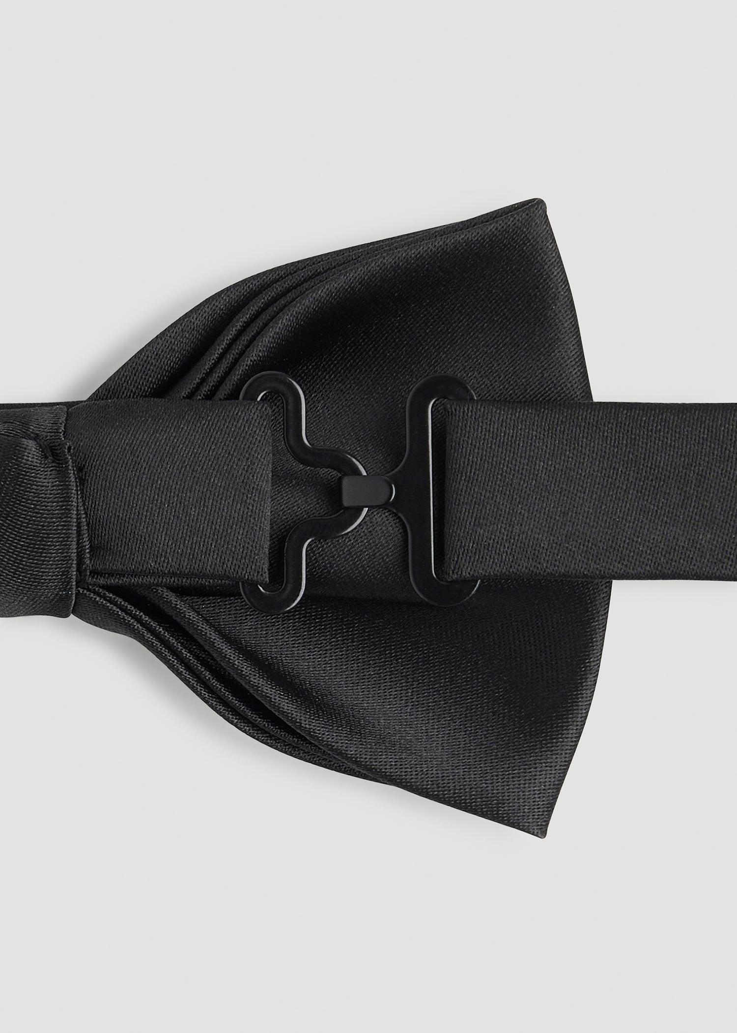 Bow Tie for Tall Men in Black Male Product Image