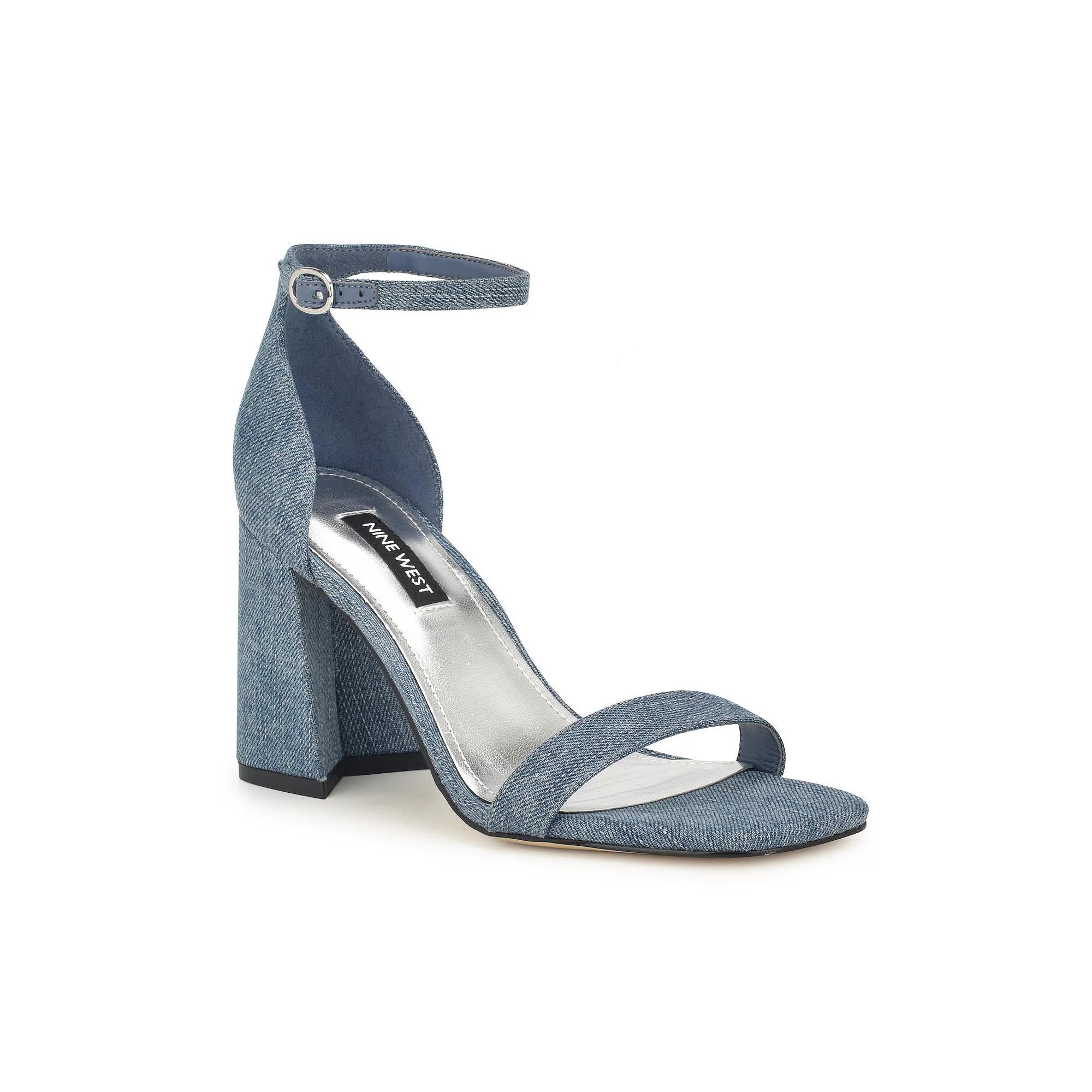 Nine West Ilea Women's Dress Sandals, Size: 9, Blue Blue Product Image