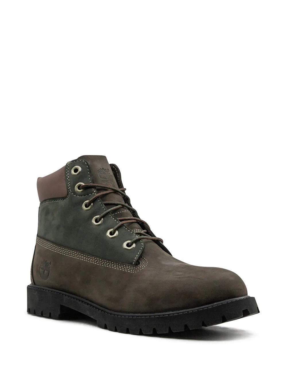 6 Inch Premium "Dark Brown/Green" boots Product Image