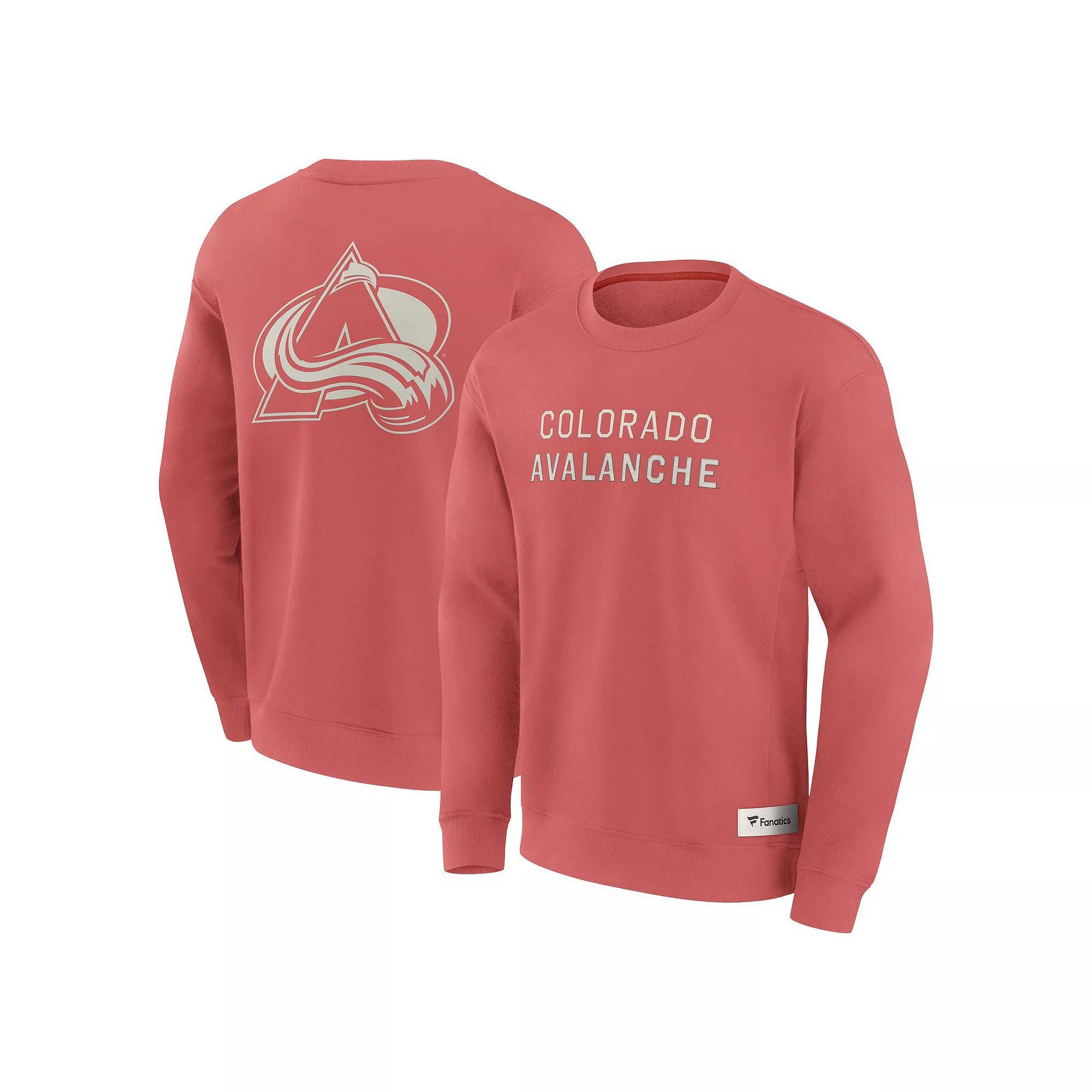 Men's Fanatics Red Colorado Avalanche Elements Future Ground Lettering Pullover Sweatshirt, Size: 2XL Product Image