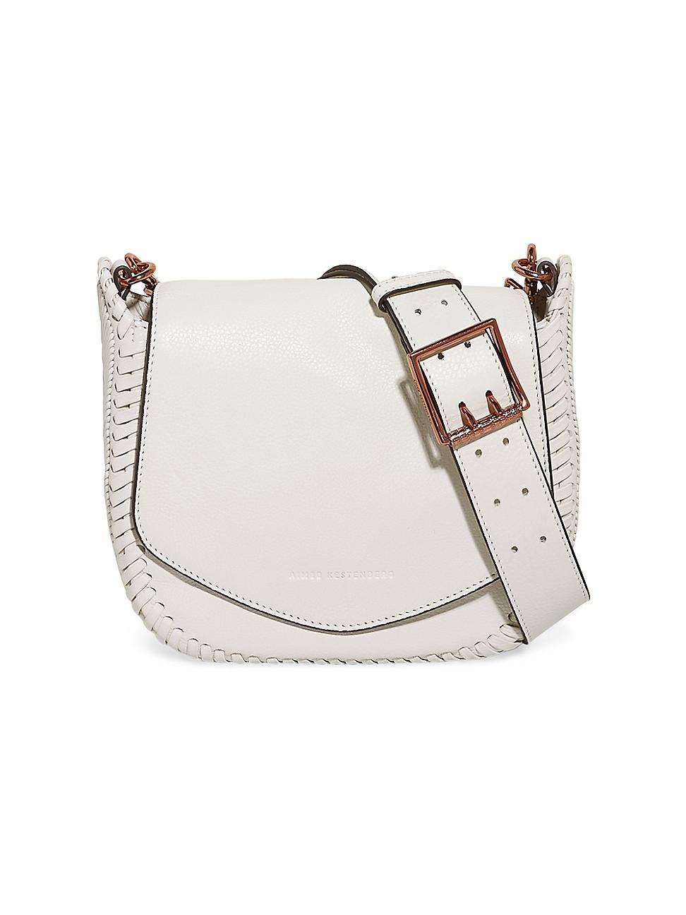 Womens All For Love Leather Saddle Crossbody Product Image